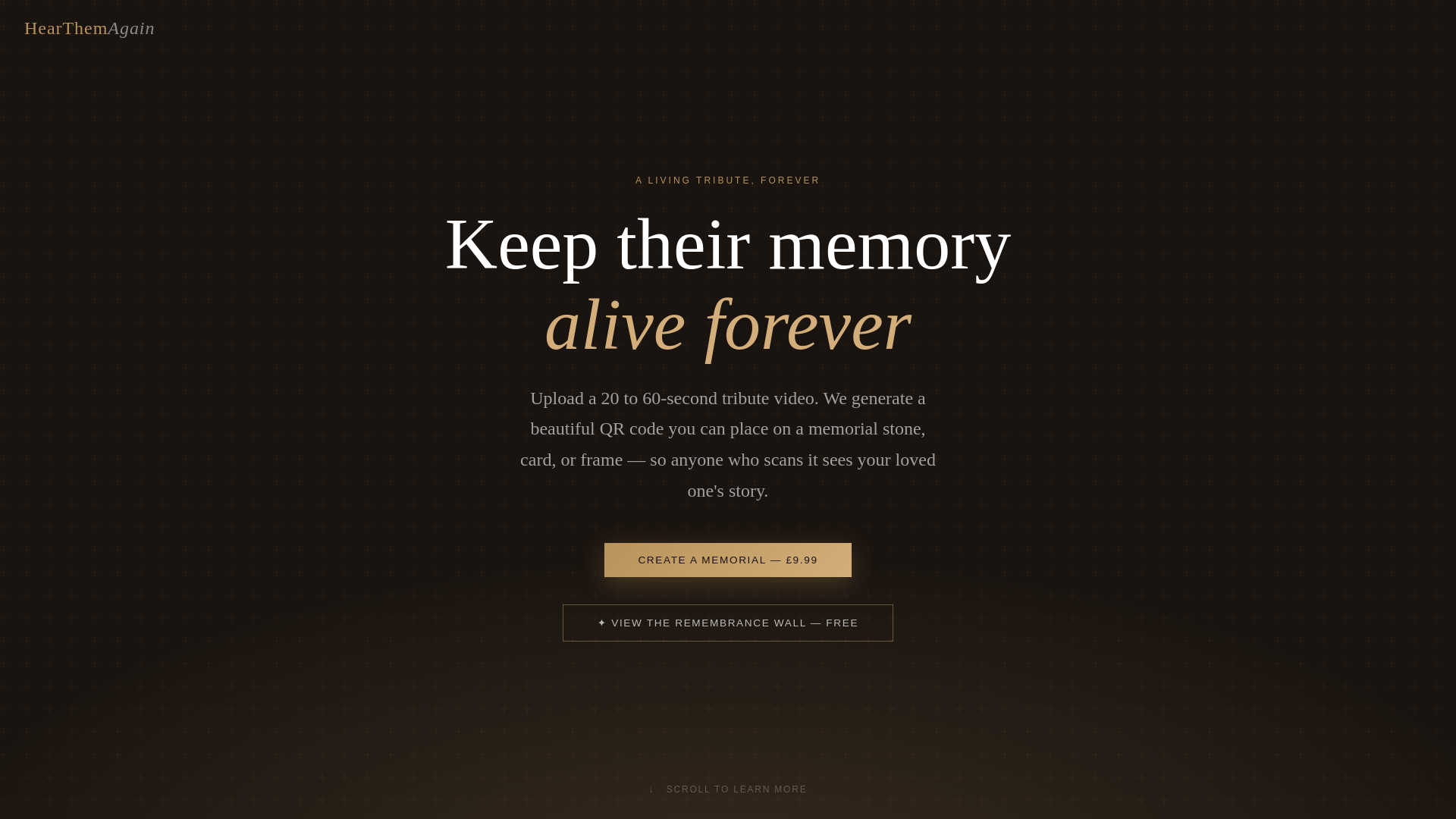 website screenshot of https://hearthemagain.co.uk/