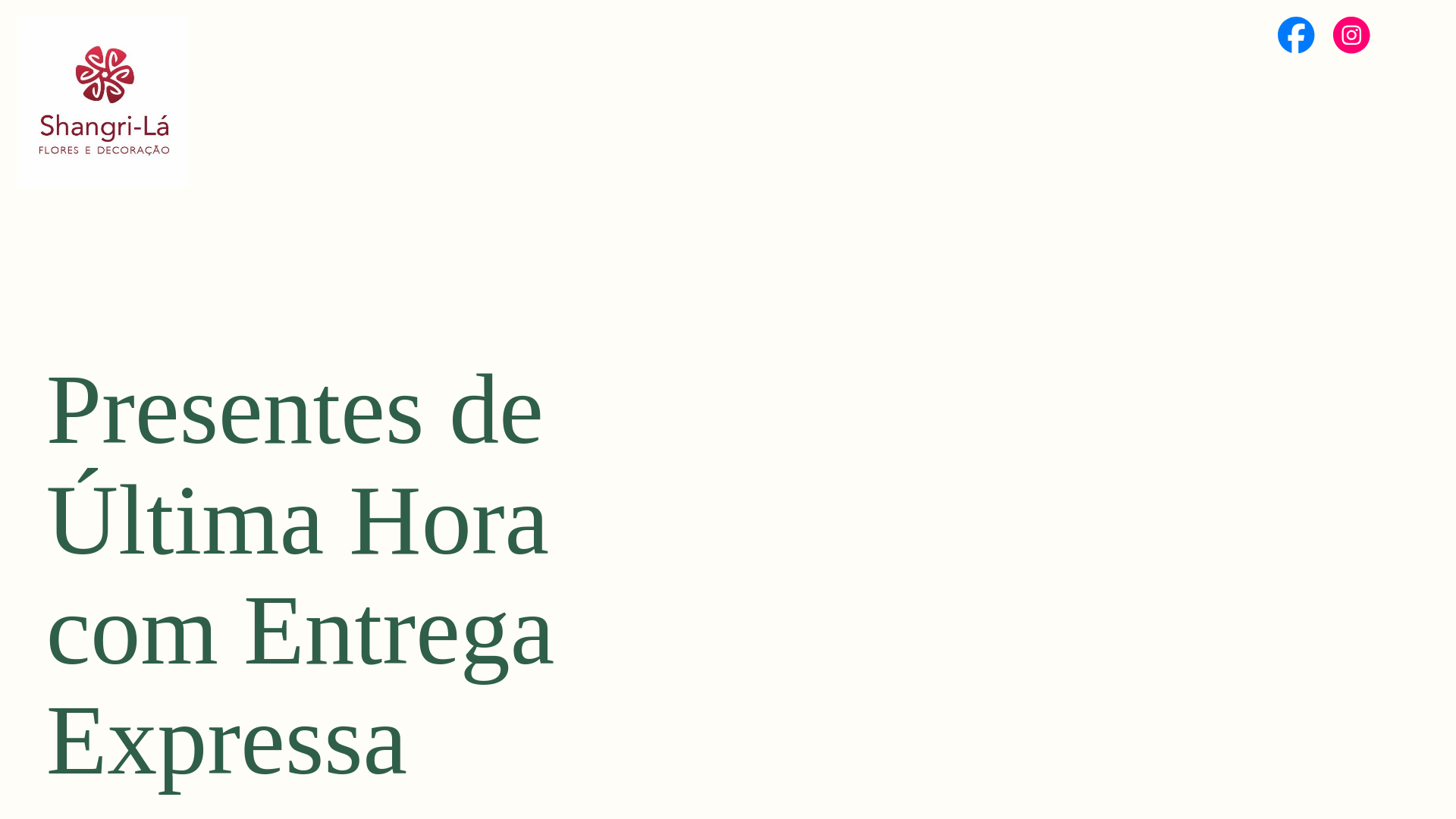 website screenshot of https://shangrilaflores.com/