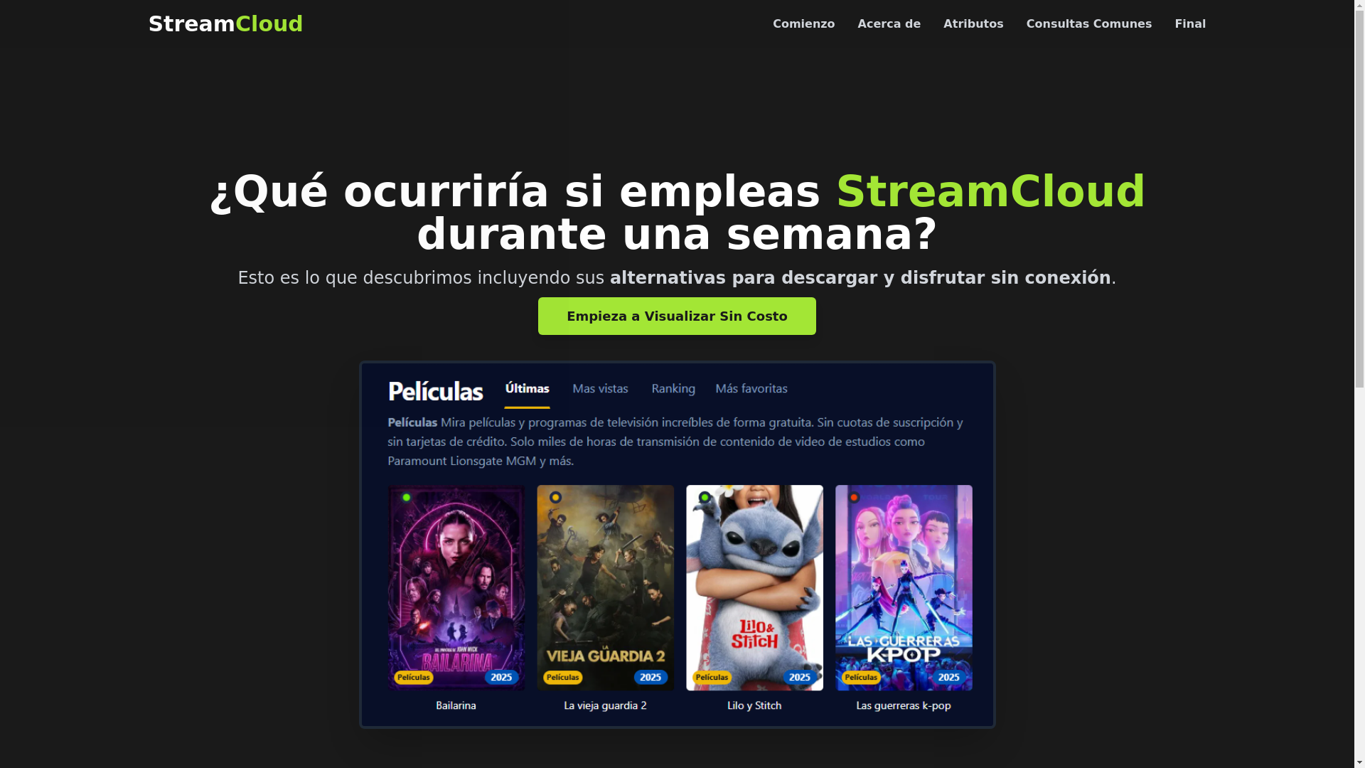 website screenshot of https://streamcloud-r9xt.pages.dev/
