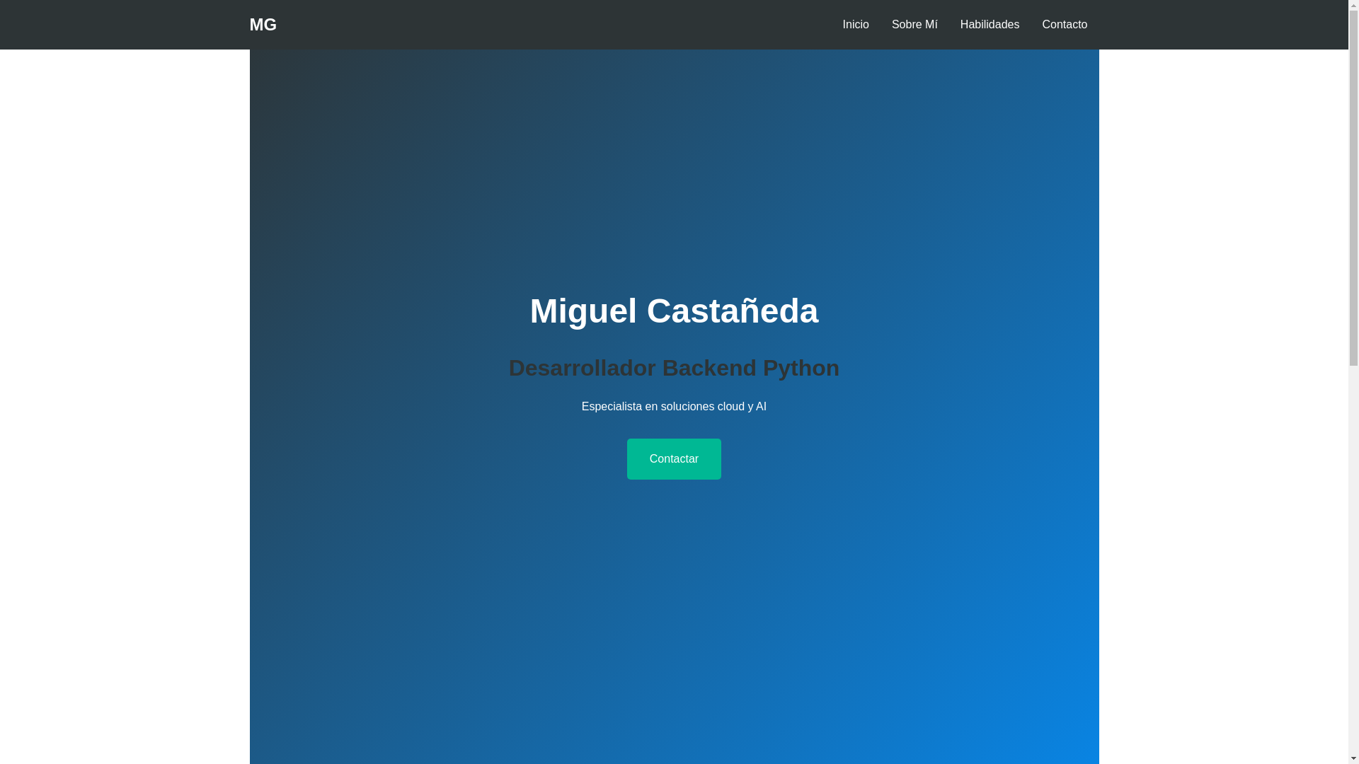 website screenshot of https://landing-mgldev.pages.dev/