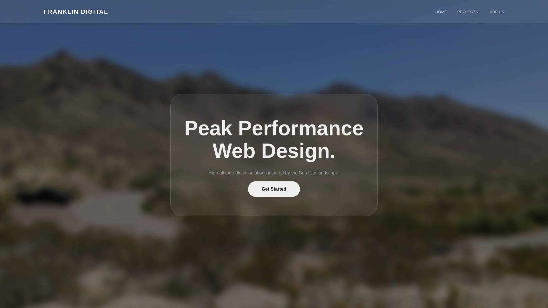 website screenshot of https://franklindigital.pages.dev/
