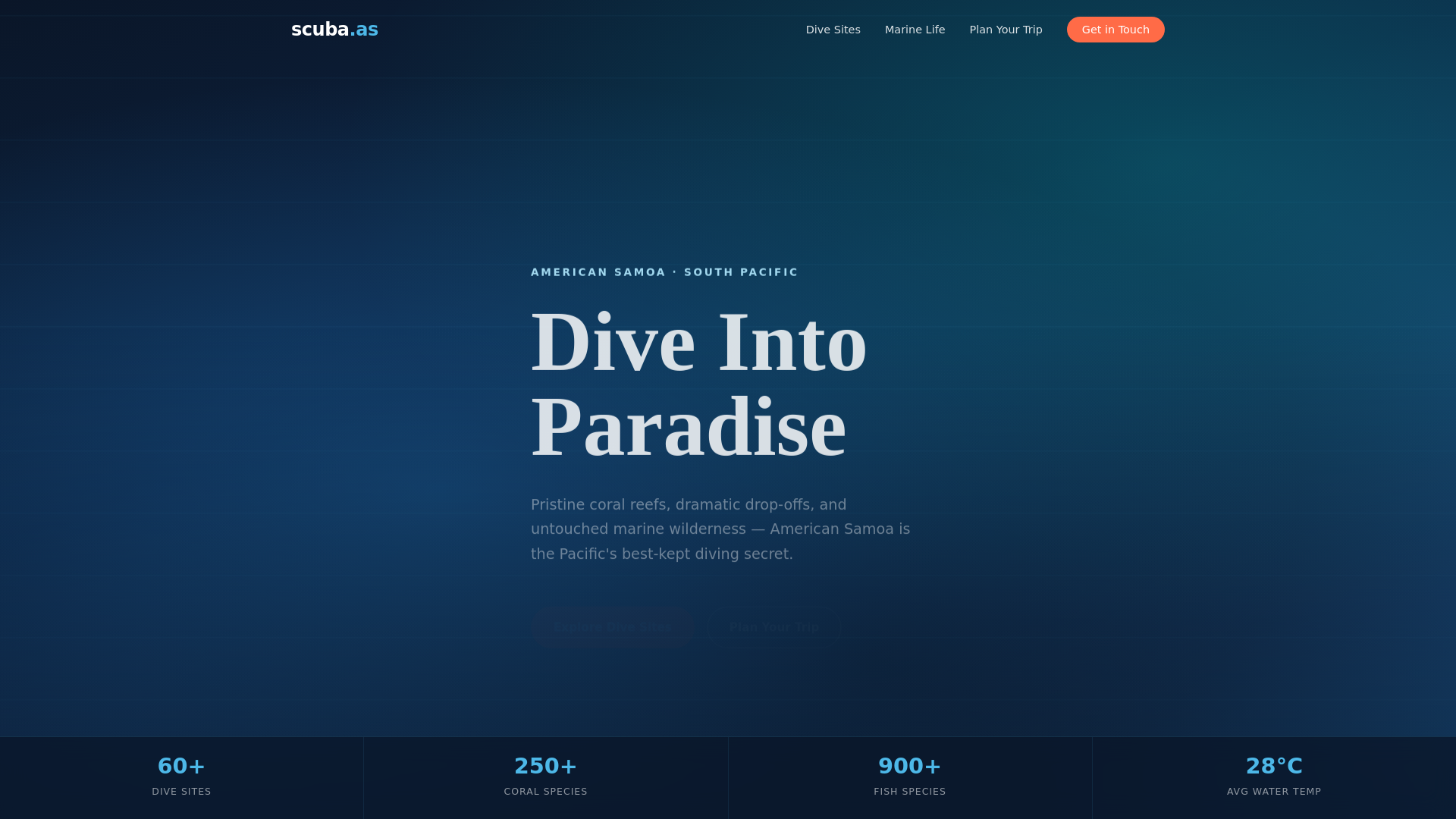 website screenshot of https://scuba-as.pages.dev/