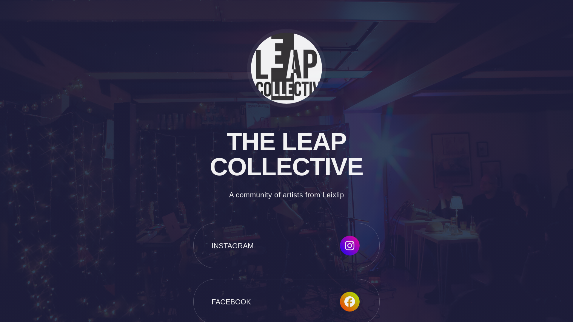 website screenshot of https://leapcollective.ie/