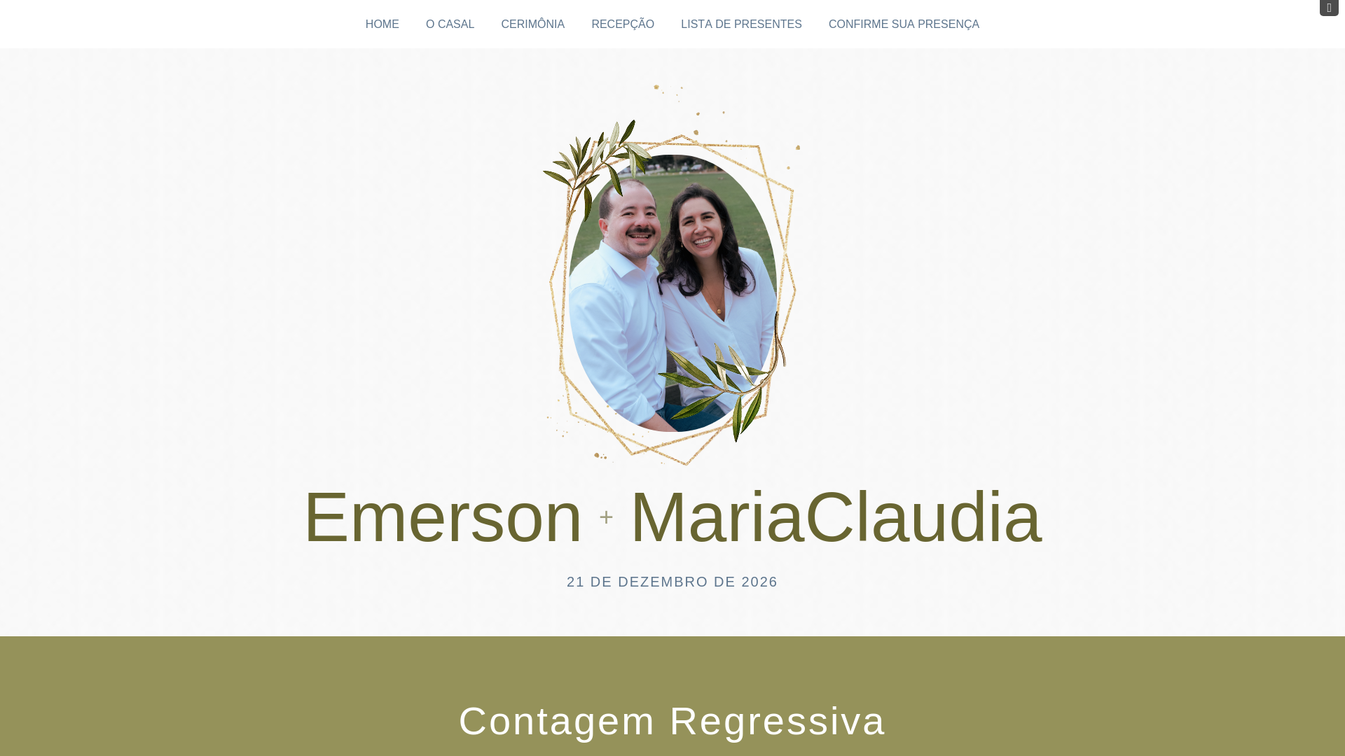 website screenshot of https://emersonandmariaclaudia.com.br/