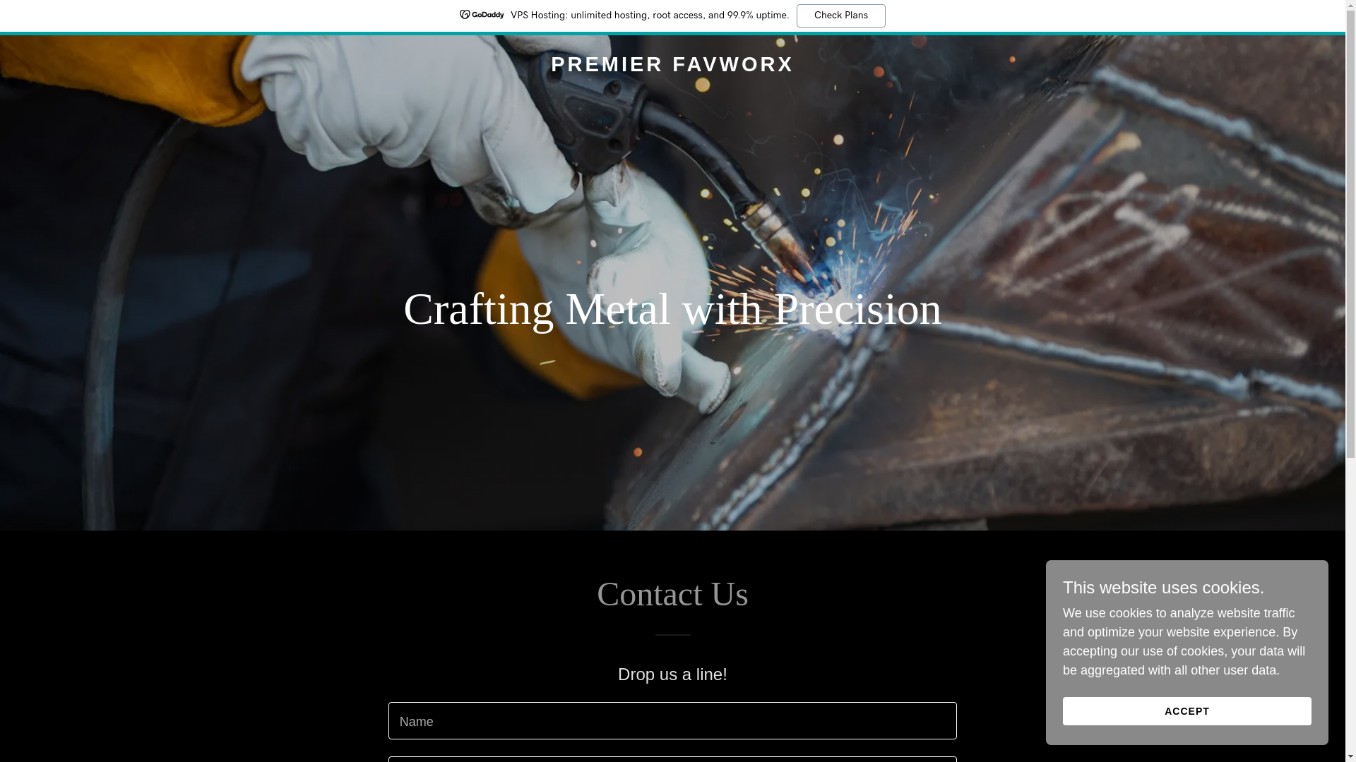 website screenshot of https://premierfavworx.com/