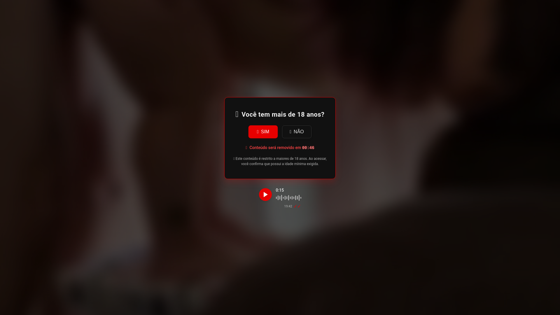 website screenshot of https://anazinha.site/