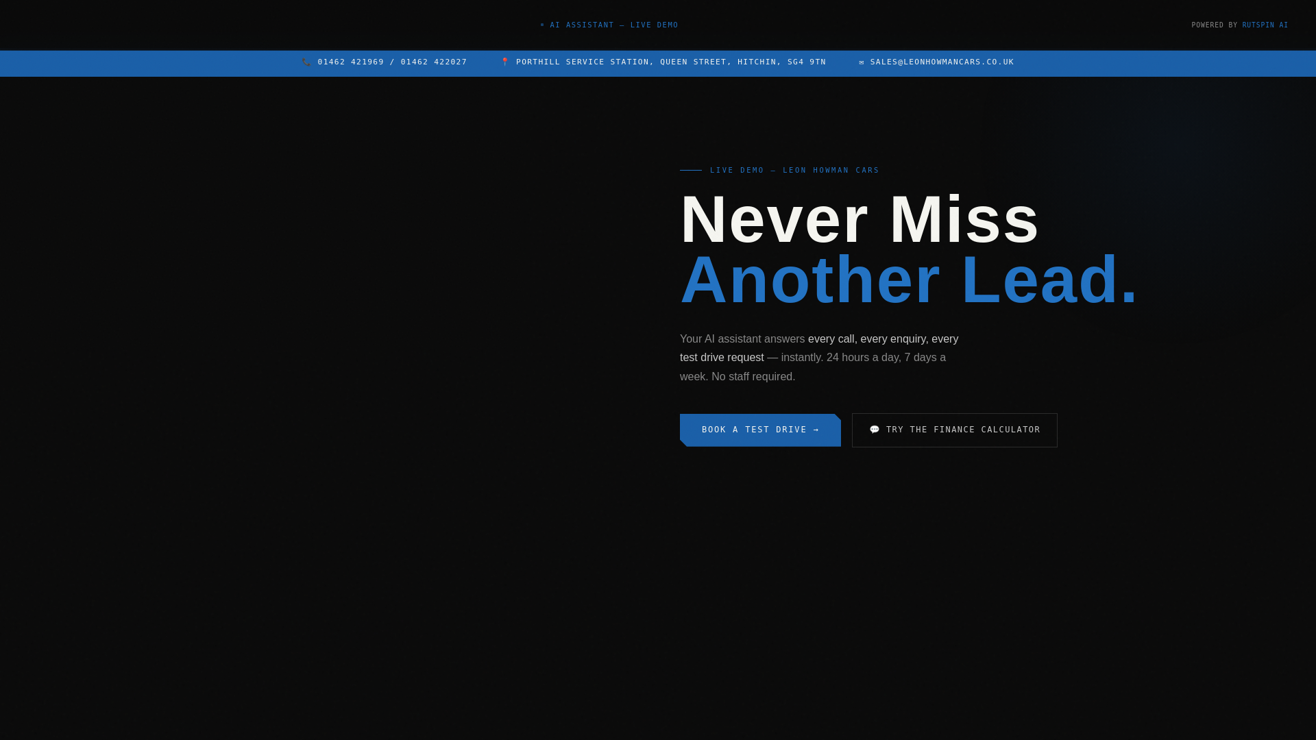 website screenshot of https://rutspin-demo.pages.dev/