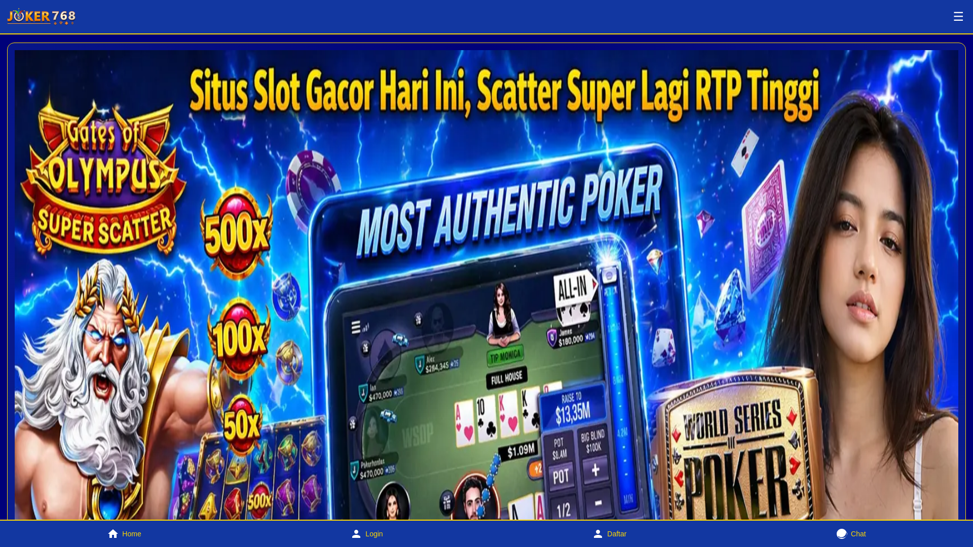 website screenshot of https://slotgacor-technobrains.pages.dev/