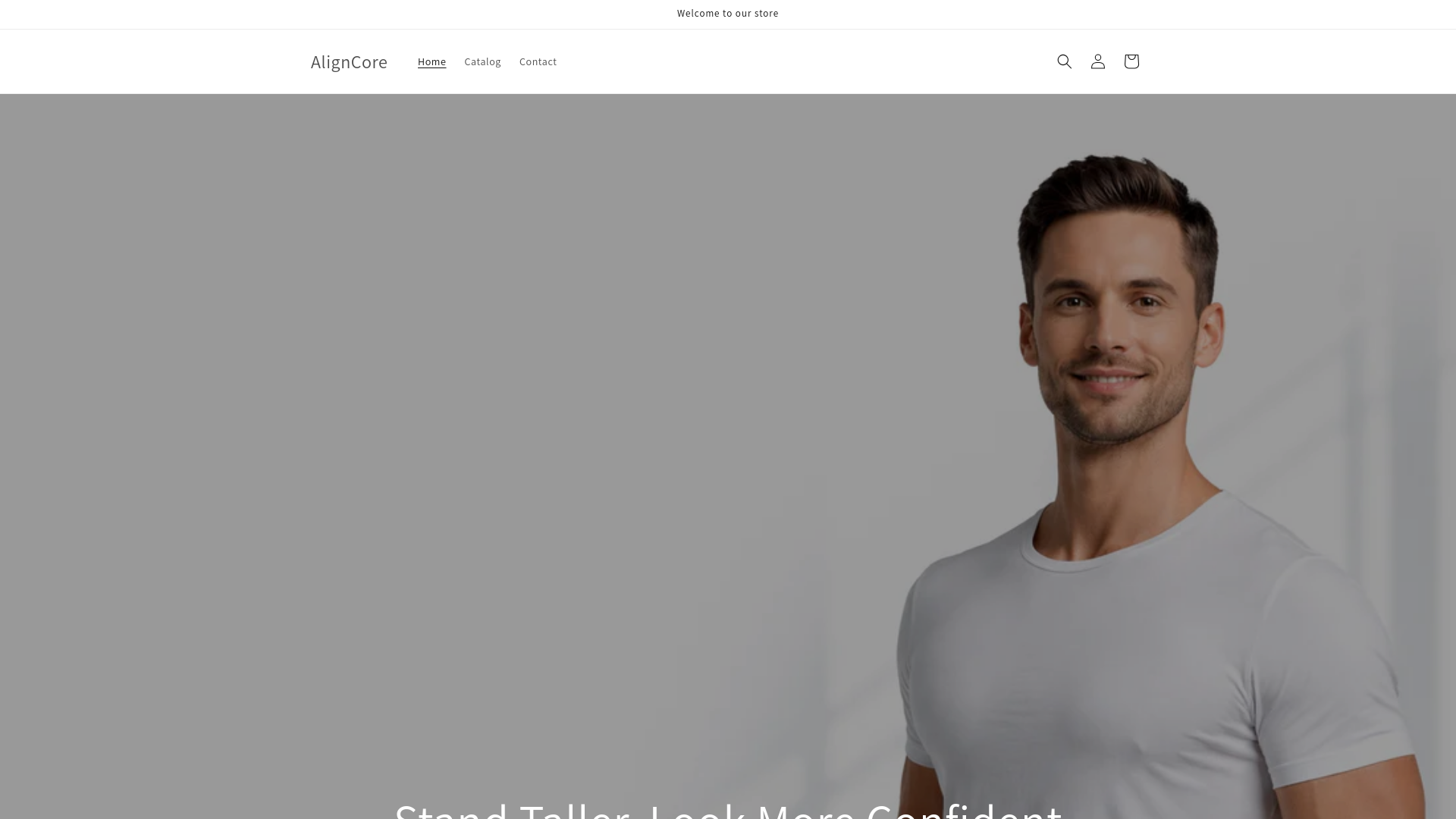 website screenshot of https://aligncoreco.com/