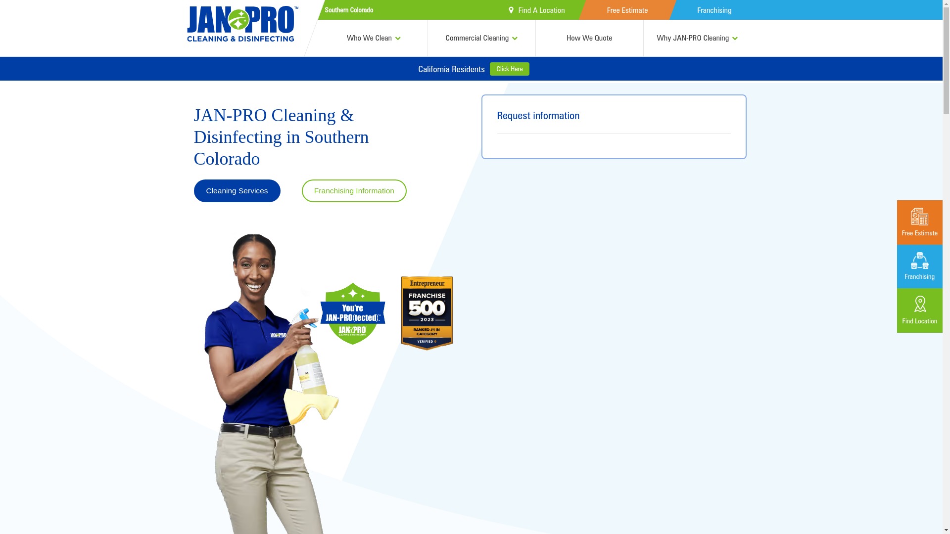 website screenshot of https://janproscoloradoinc.com/