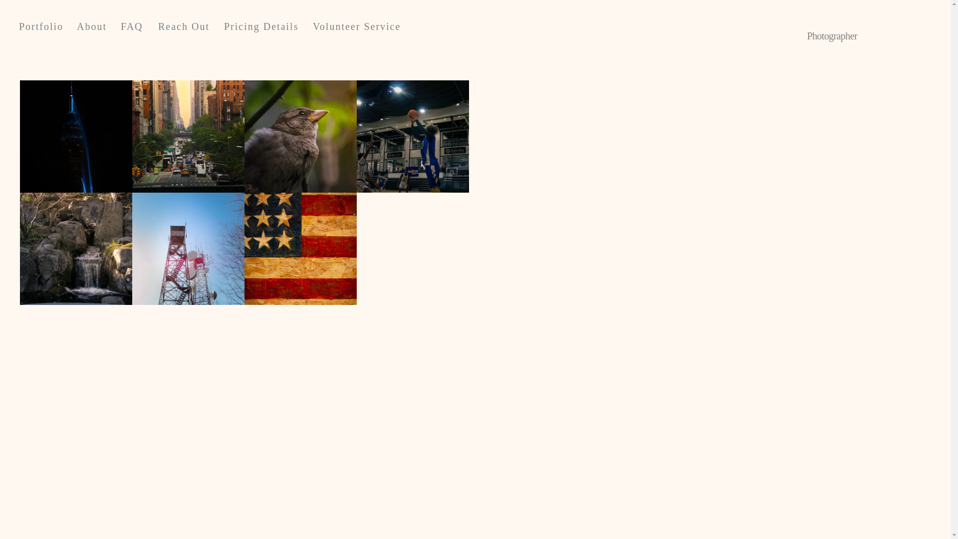 website screenshot of https://cmhenryphotography.com/