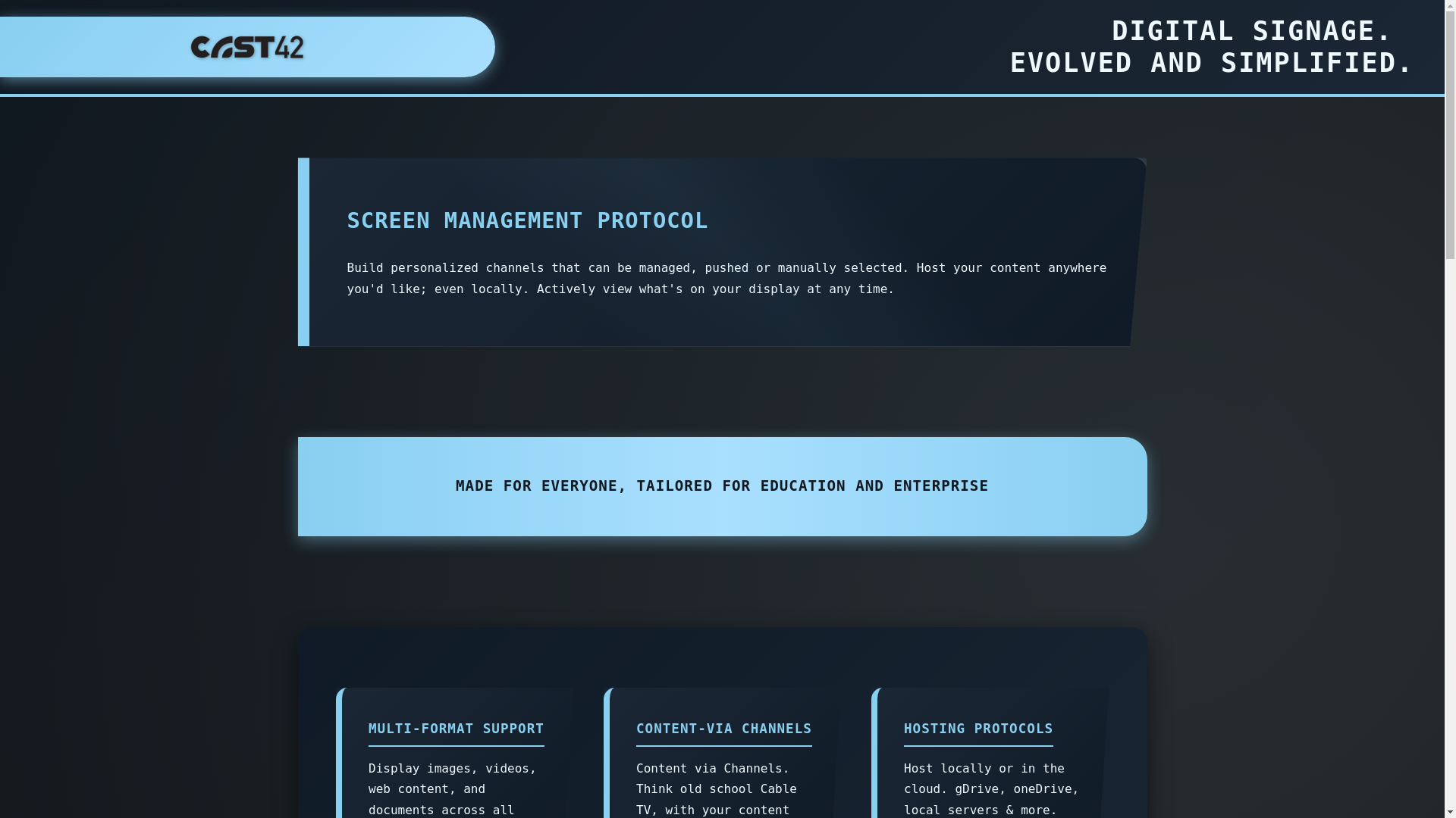 website screenshot of https://c42site.pages.dev/
