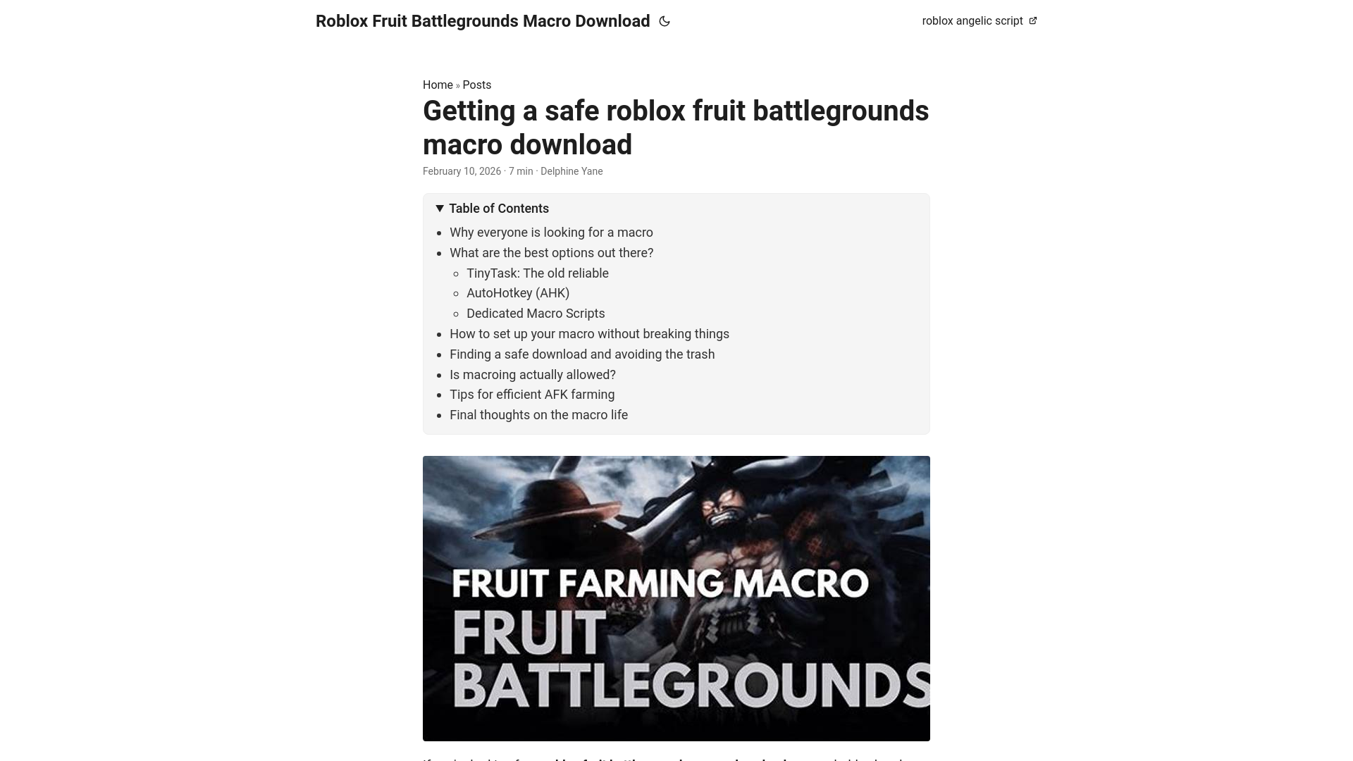 website screenshot of https://roblox-fruit-battlegrounds-macro-download.pages.dev/