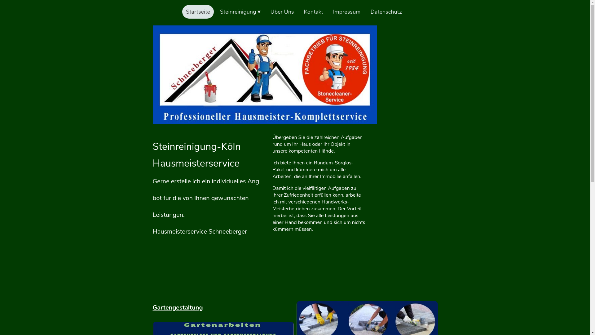 website screenshot of https://hausmeister-info-koeln.de/