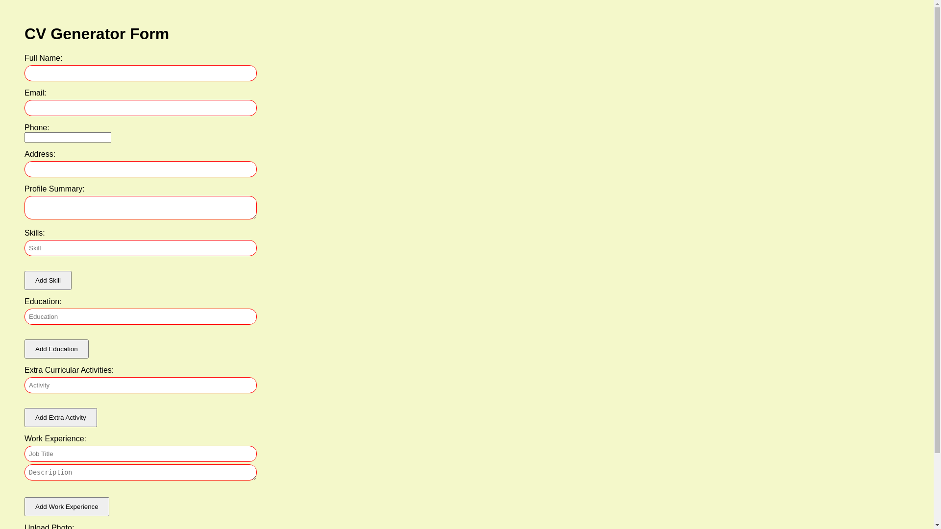 website screenshot of https://cv-5jk.pages.dev/