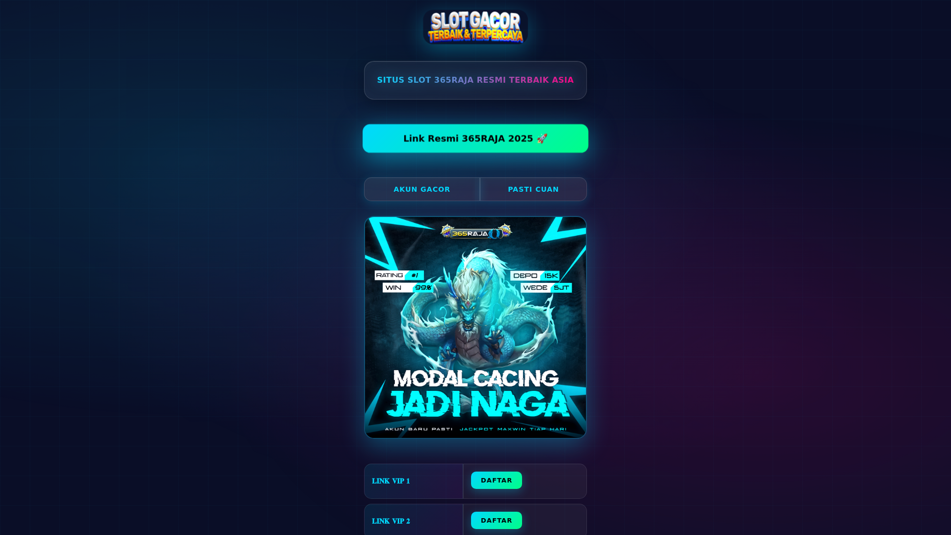 website screenshot of https://365raja-project.pages.dev/