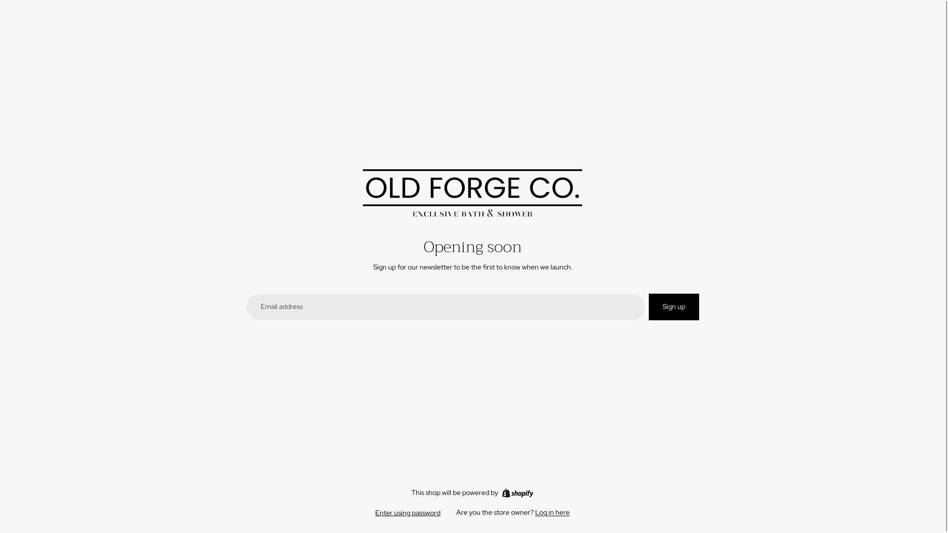 website screenshot of https://oldforgecompany.com/
