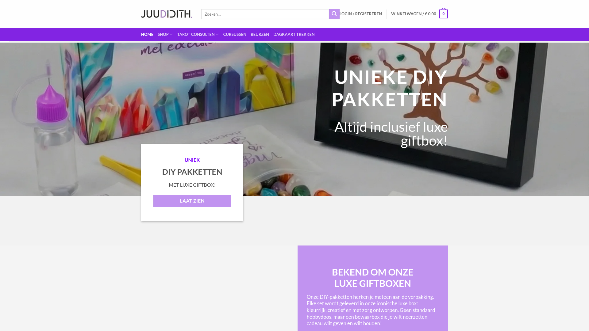 website screenshot of https://creatiefmetedelstenen.nl/