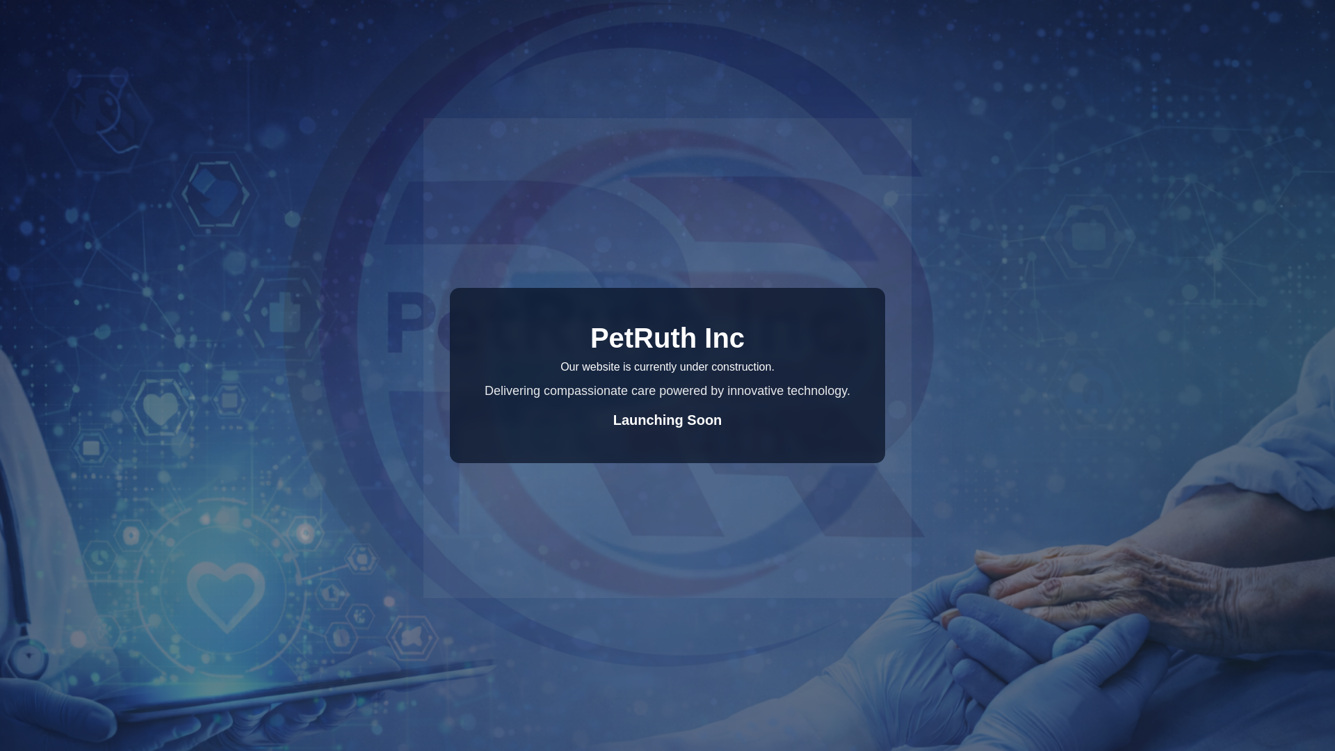 website screenshot of https://petruth.org