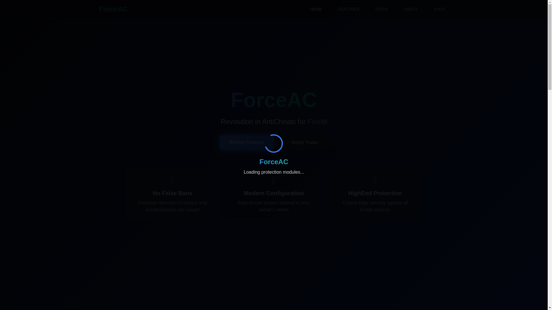 website screenshot of https://forceac5m.de/