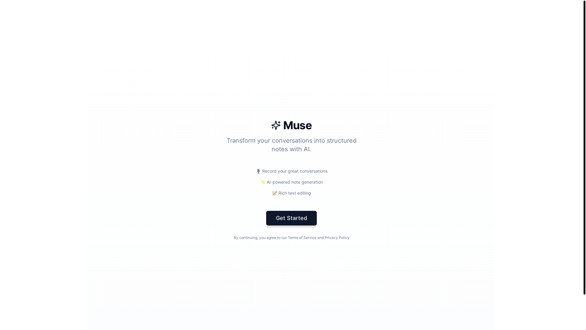 website screenshot of https://muse-staging-6bl.pages.dev/