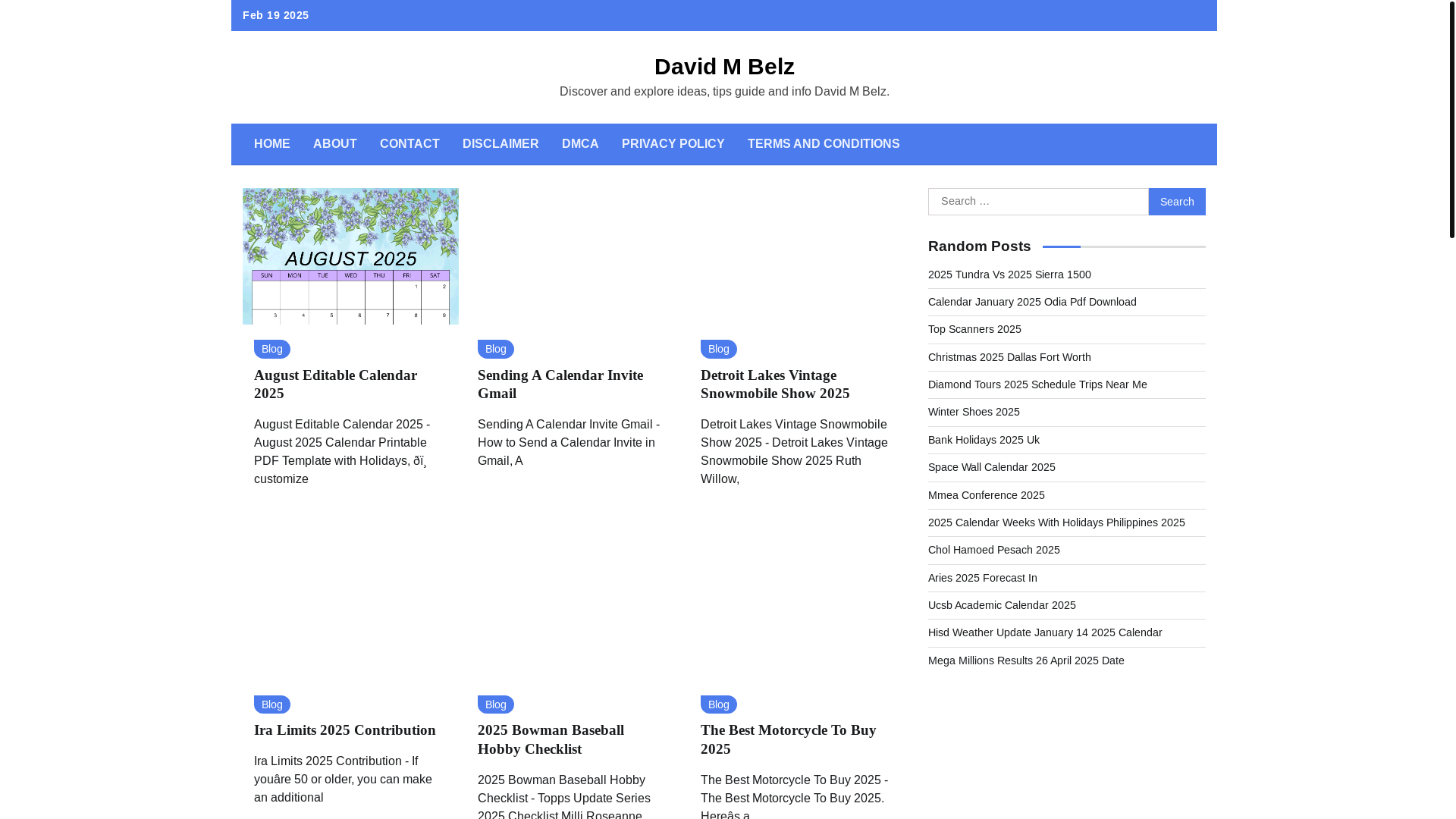 website screenshot of https://davidmbelz.pages.dev/