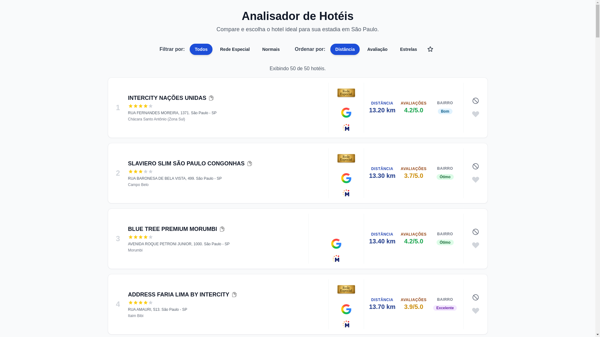 website screenshot of https://selecao-hoteis.pages.dev/
