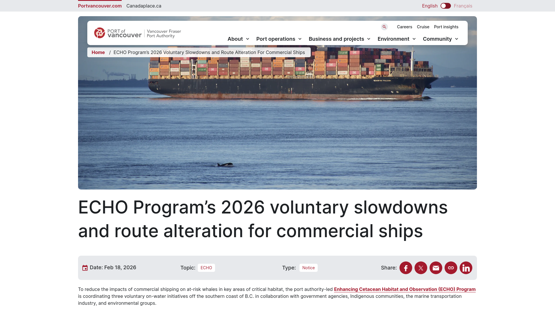 website screenshot of https://portvancouver.cmail19.com/t/j-l-wiidthl-iddhidiuut-c/