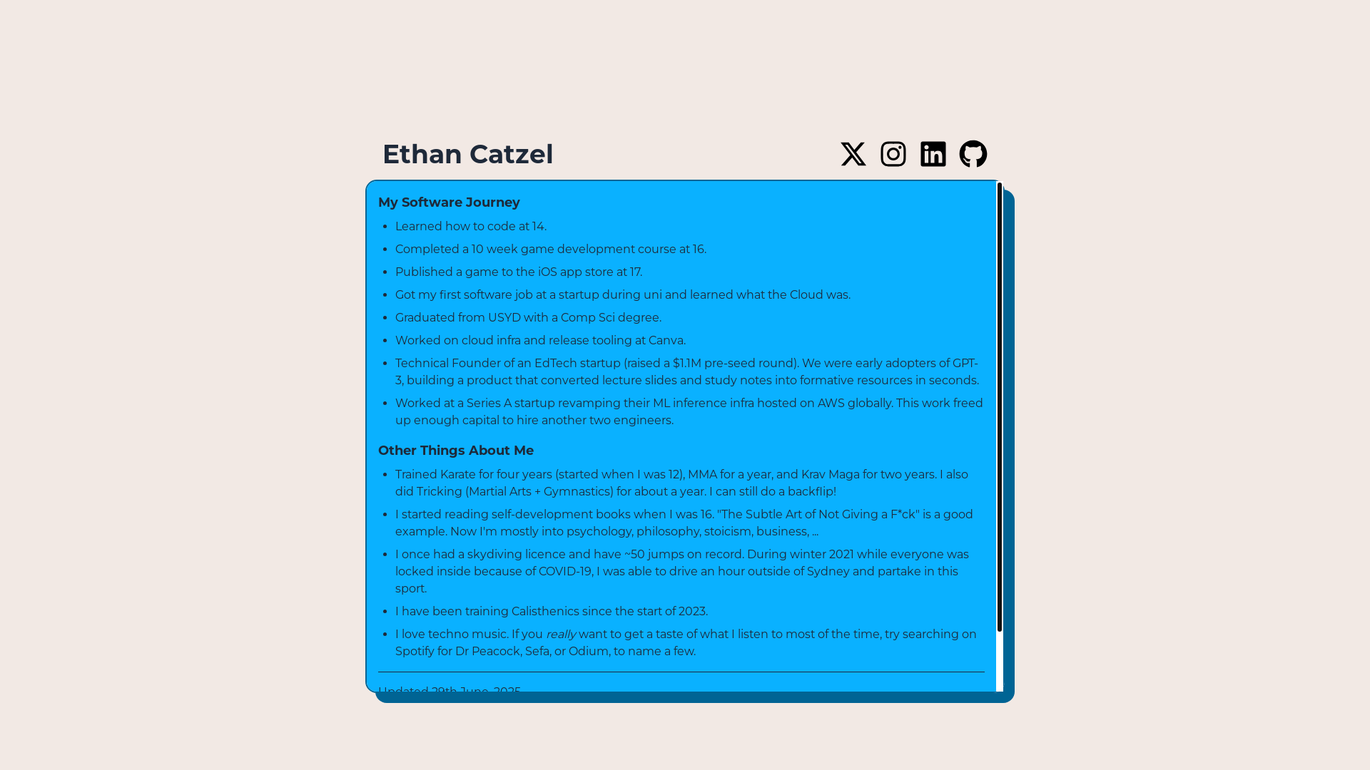 website screenshot of https://ethancatzel.pages.dev/