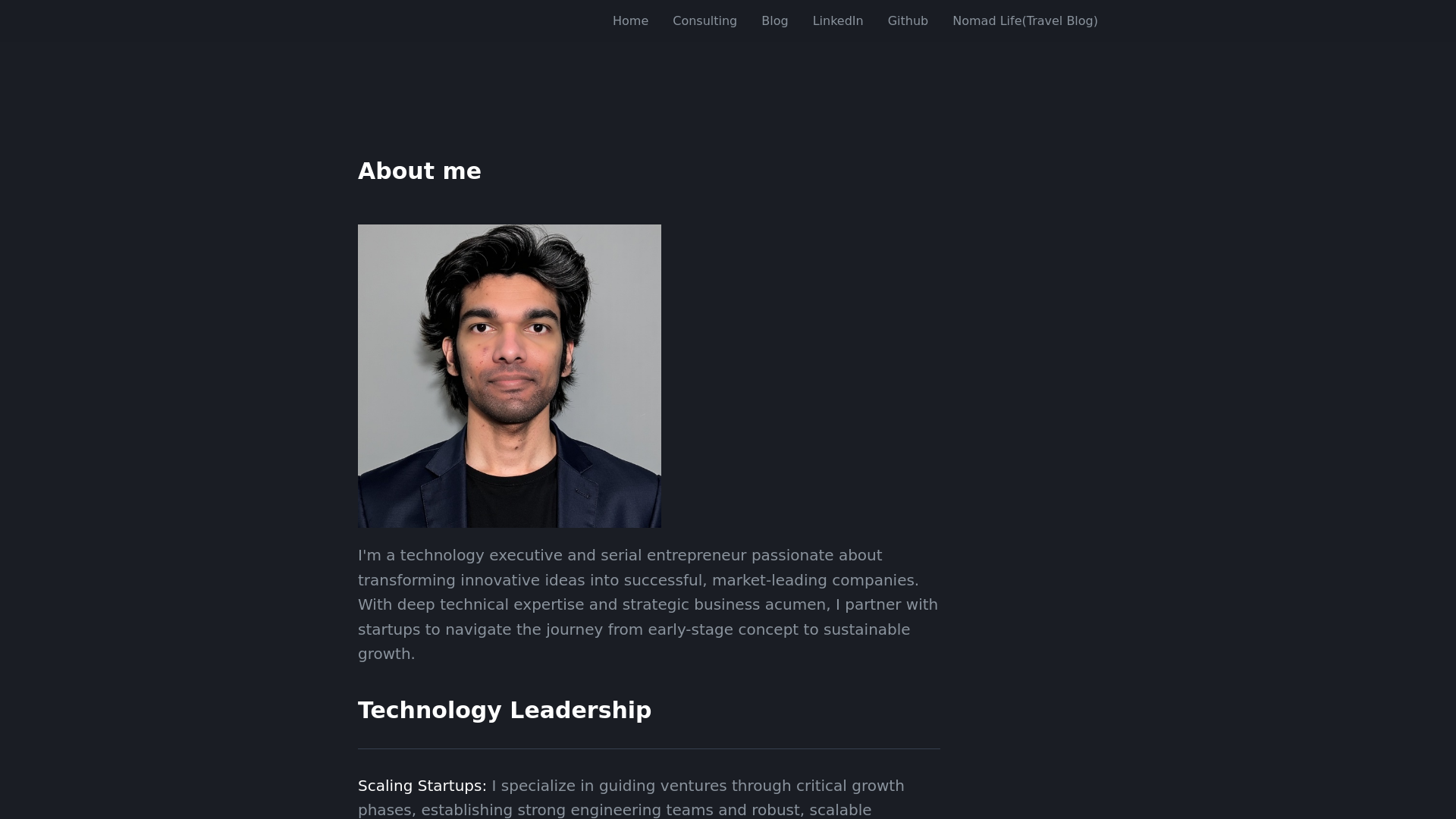 website screenshot of https://manu-dev.pages.dev/
