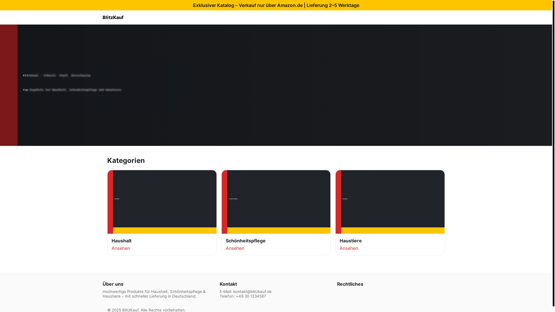 website screenshot of https://blitzkauf24.site/
