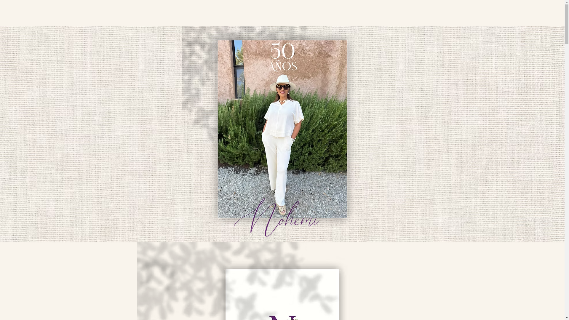 website screenshot of https://nohemybday.com/