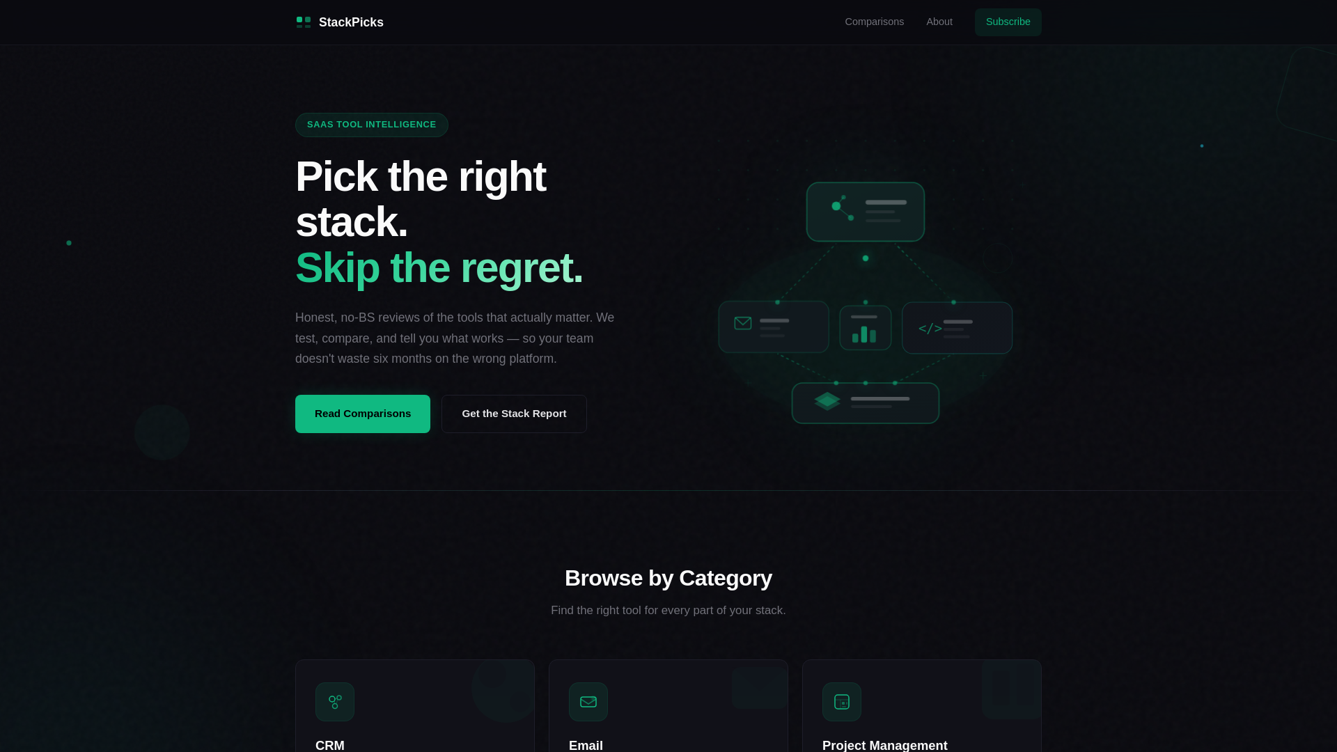 website screenshot of https://stack-picks.pages.dev/