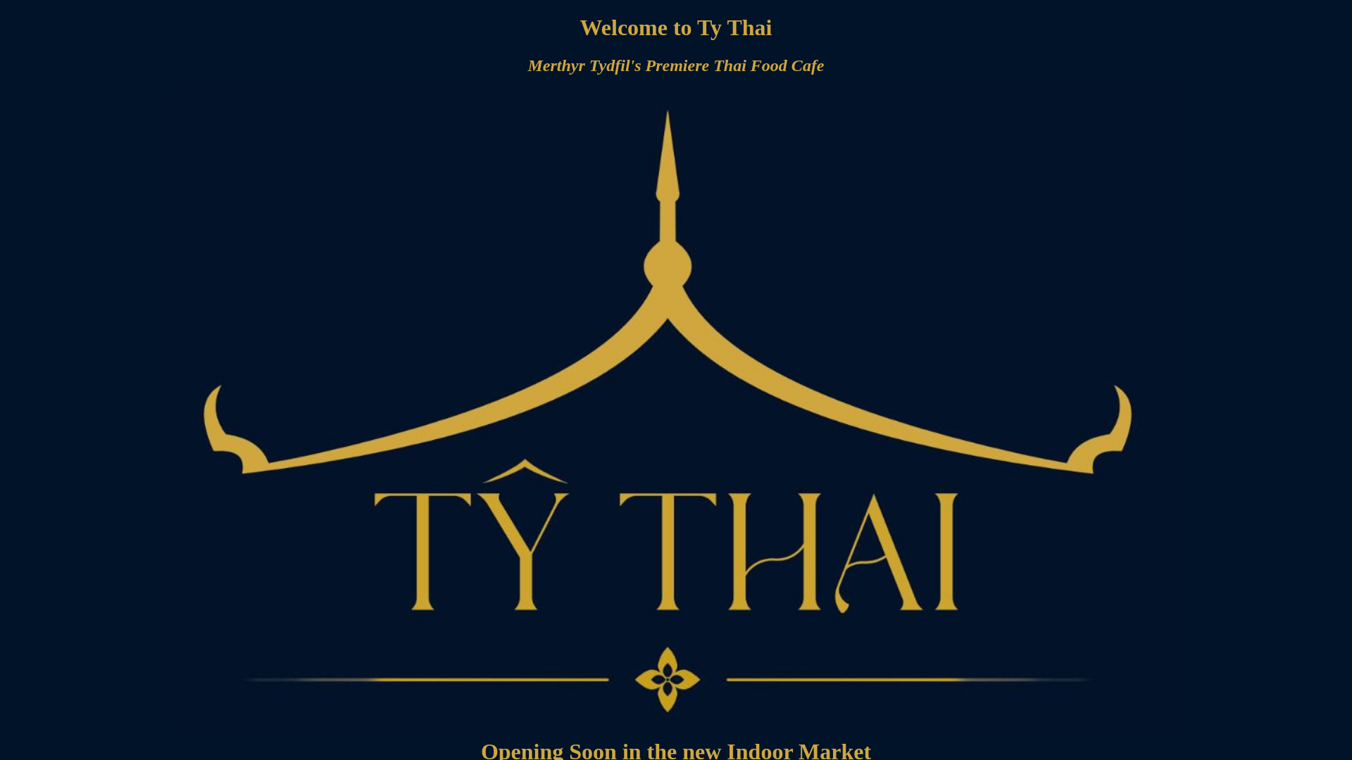 website screenshot of https://tythai.co.uk