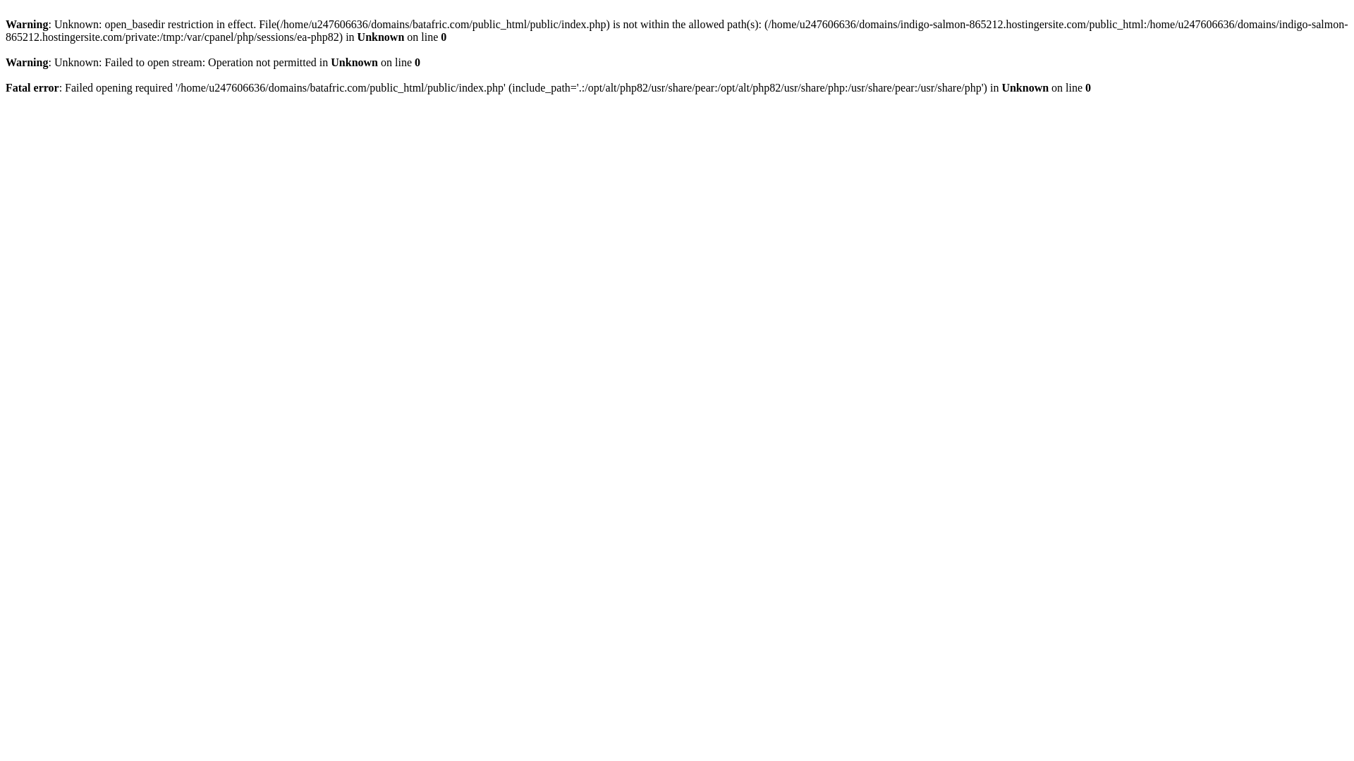 website screenshot of https://batafric.com/