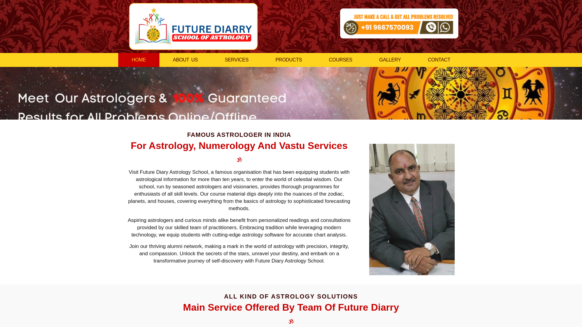 website screenshot of https://futurediarry.com/