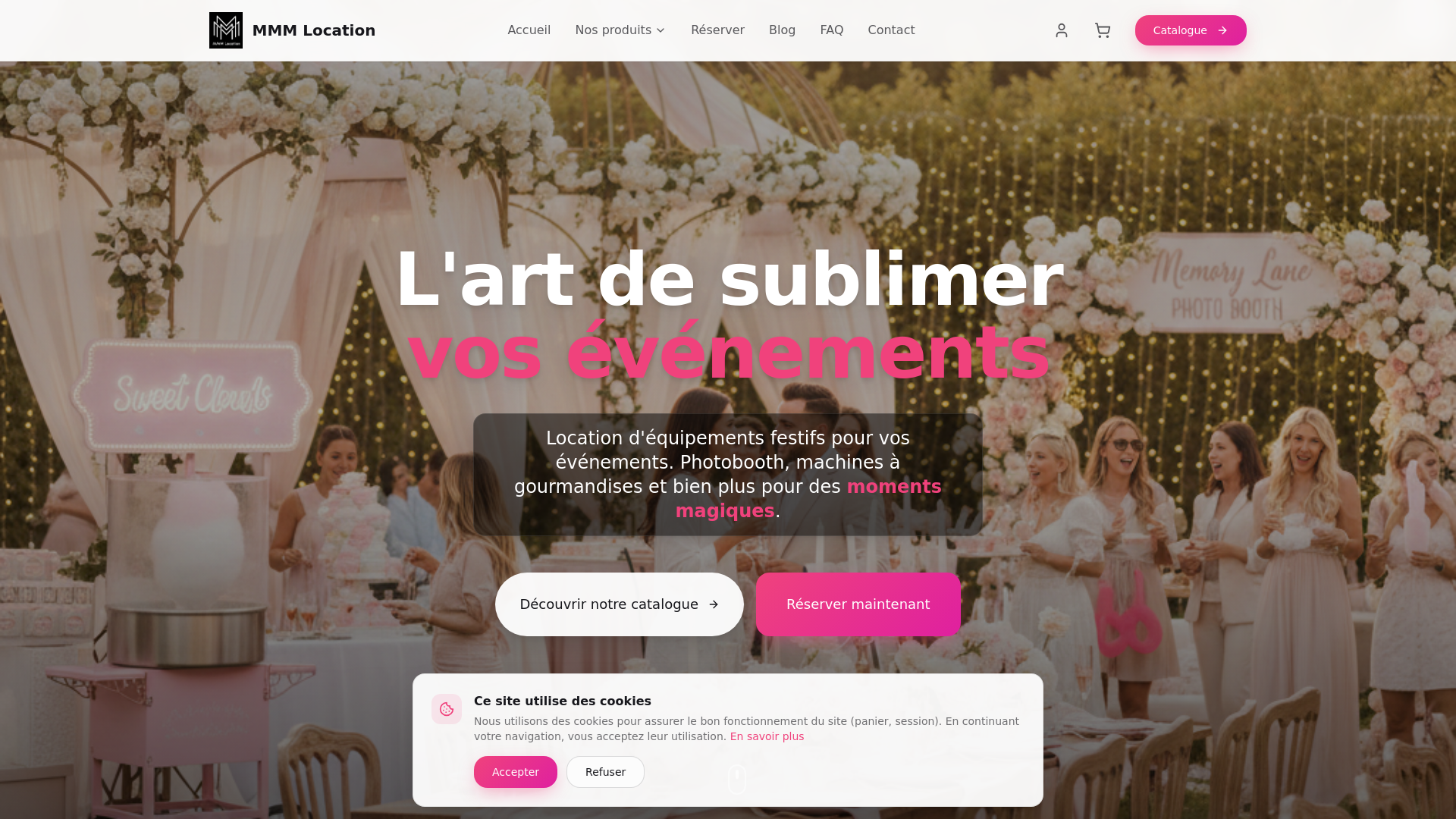 website screenshot of https://mmm-location.pages.dev/
