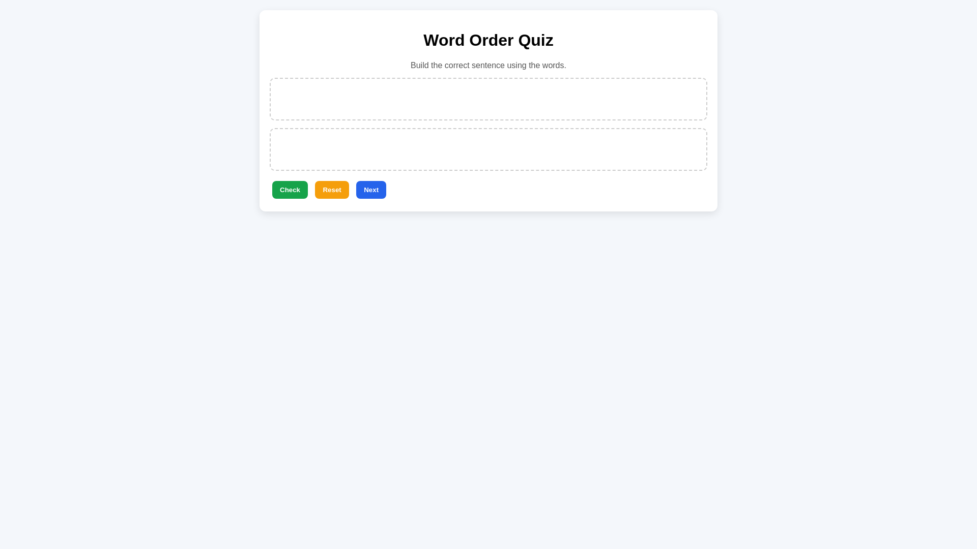 website screenshot of https://word-order-quiz-v2.pages.dev/