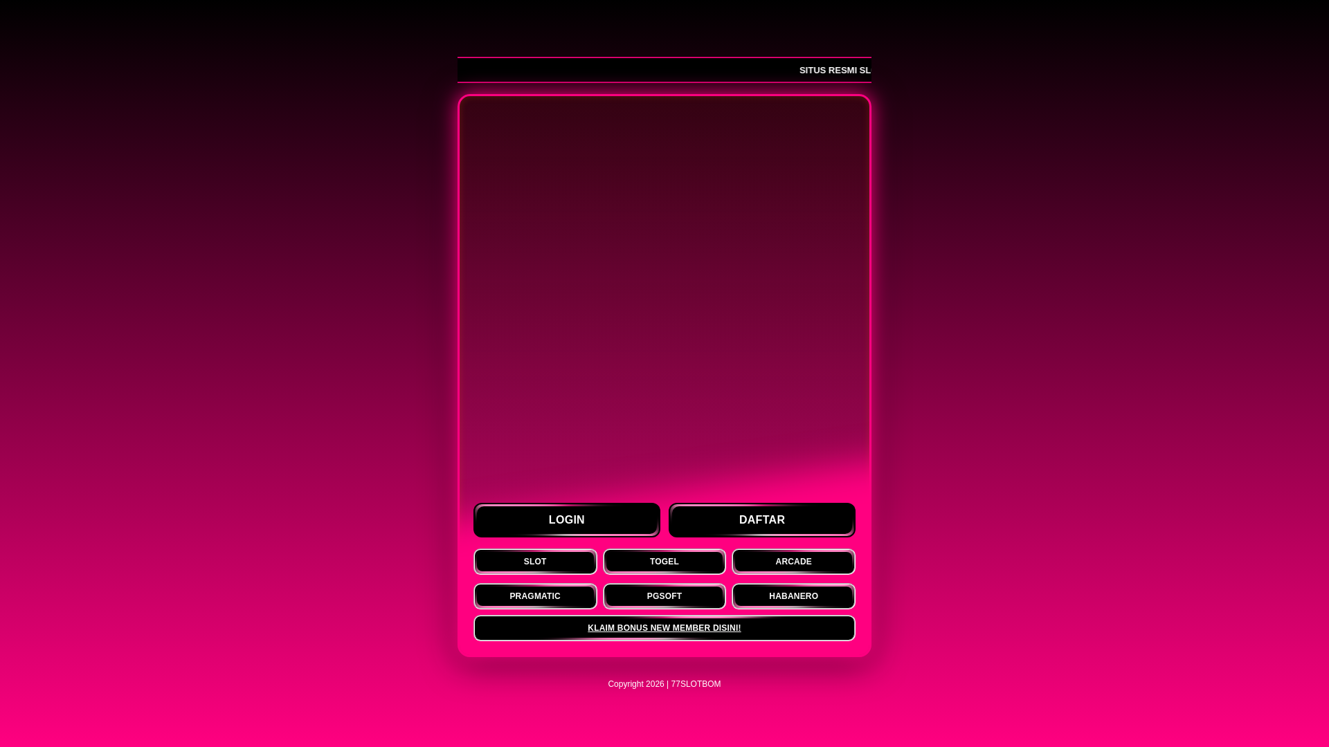 website screenshot of https://77slotbomorg.pages.dev/