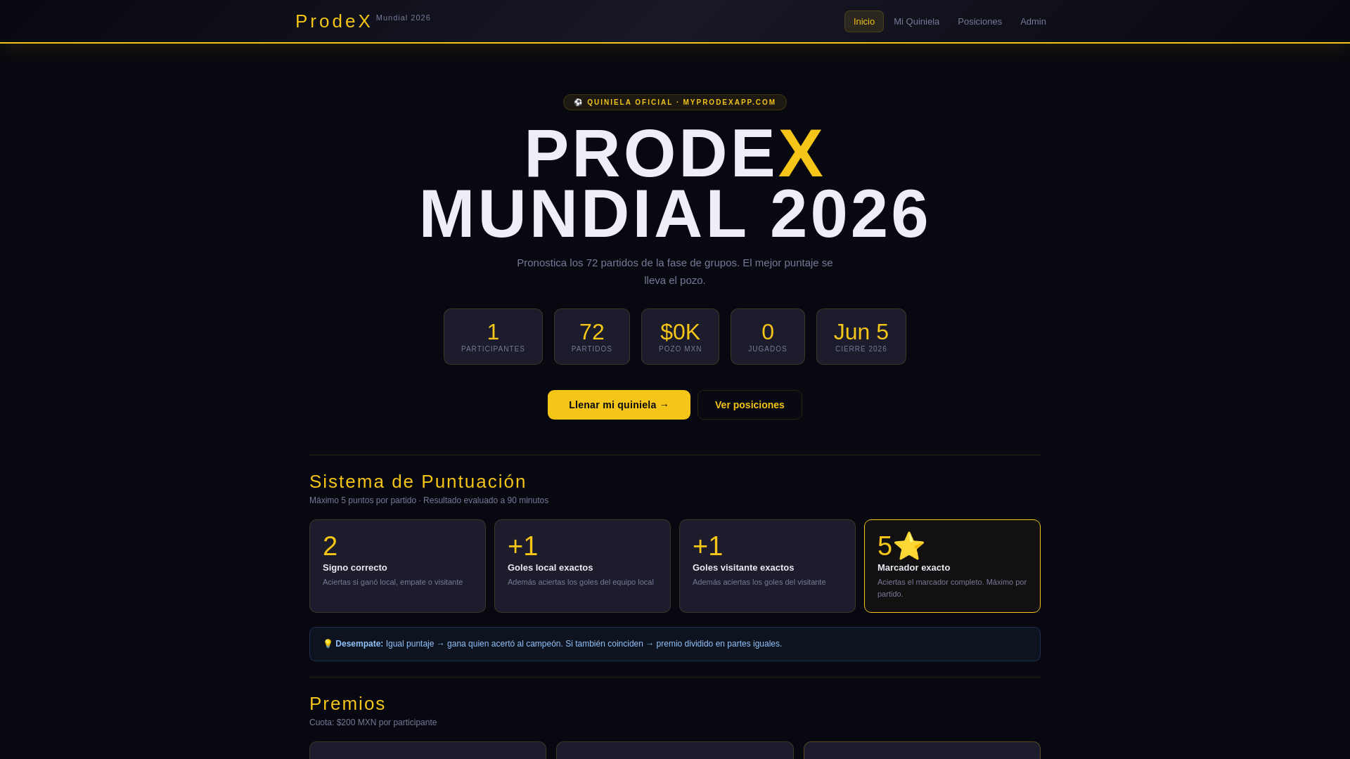 website screenshot of https://myprodexapp.com/