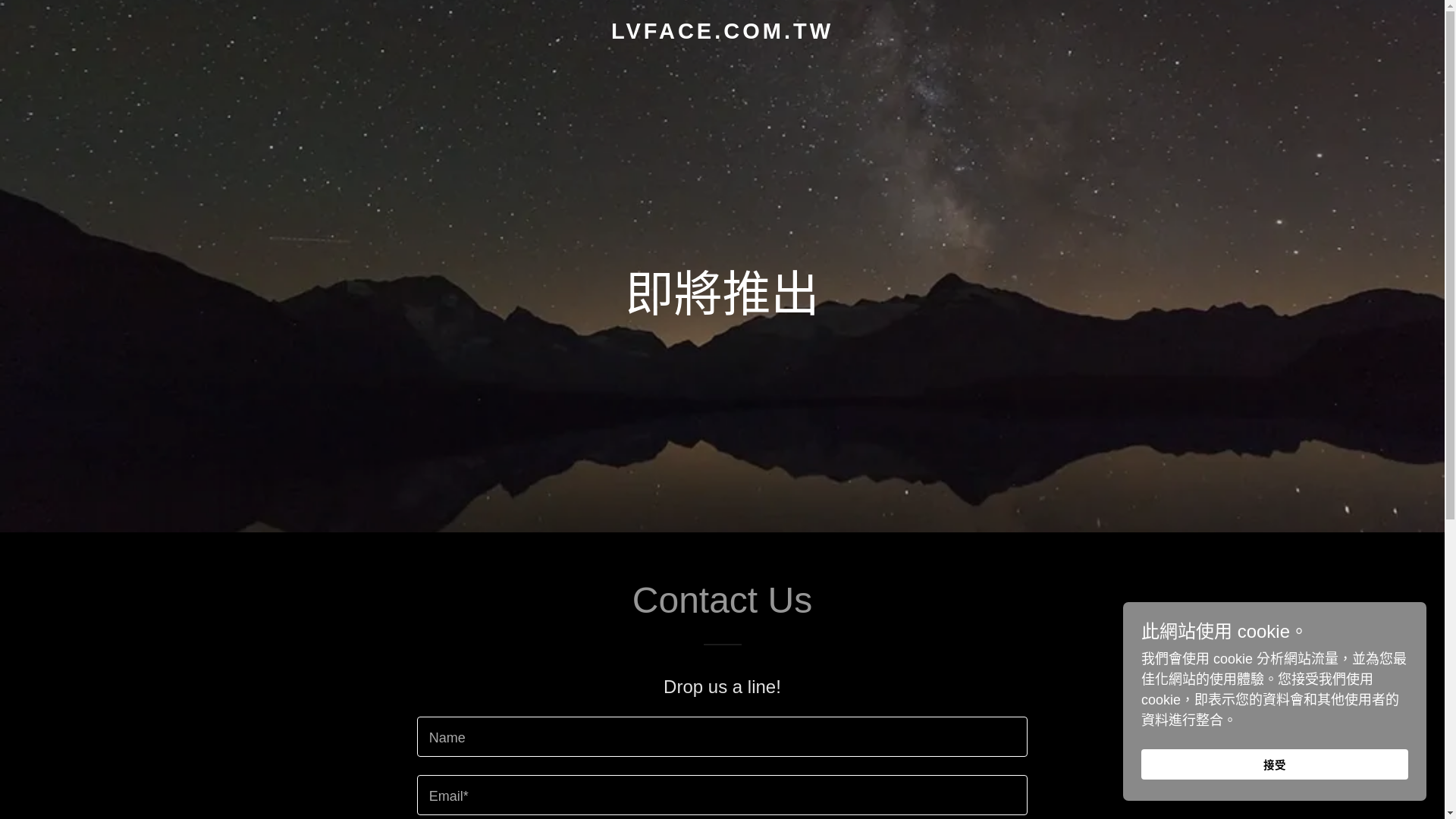 website screenshot of https://lvface.com.tw/