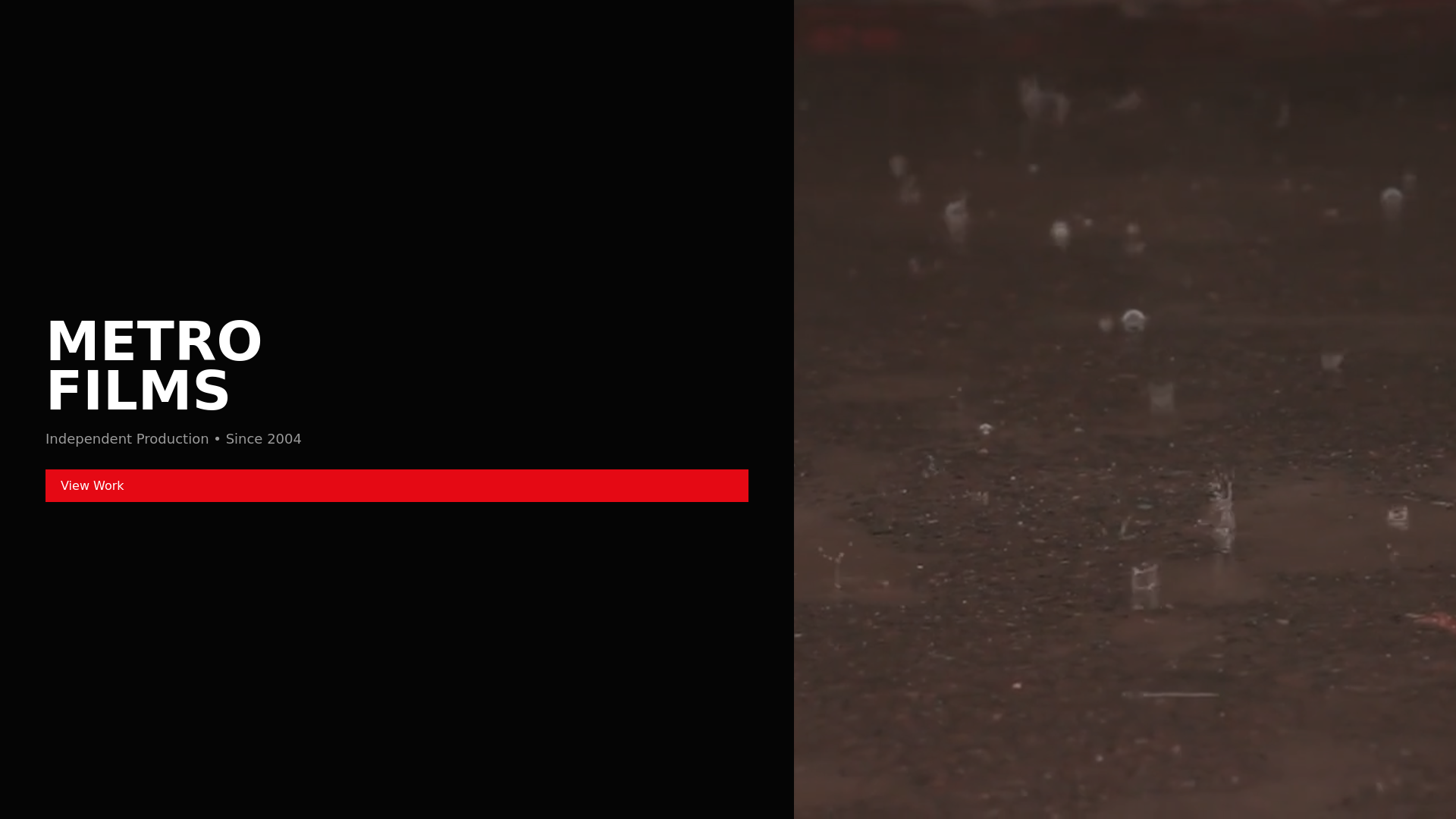 website screenshot of https://metrofilms.click/