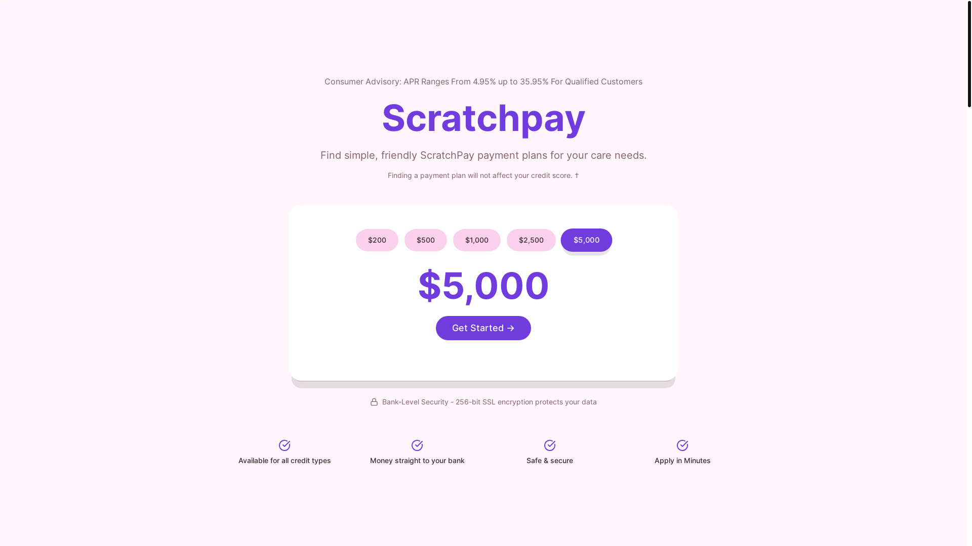 website screenshot of https://scratchpayanimalplan.com/