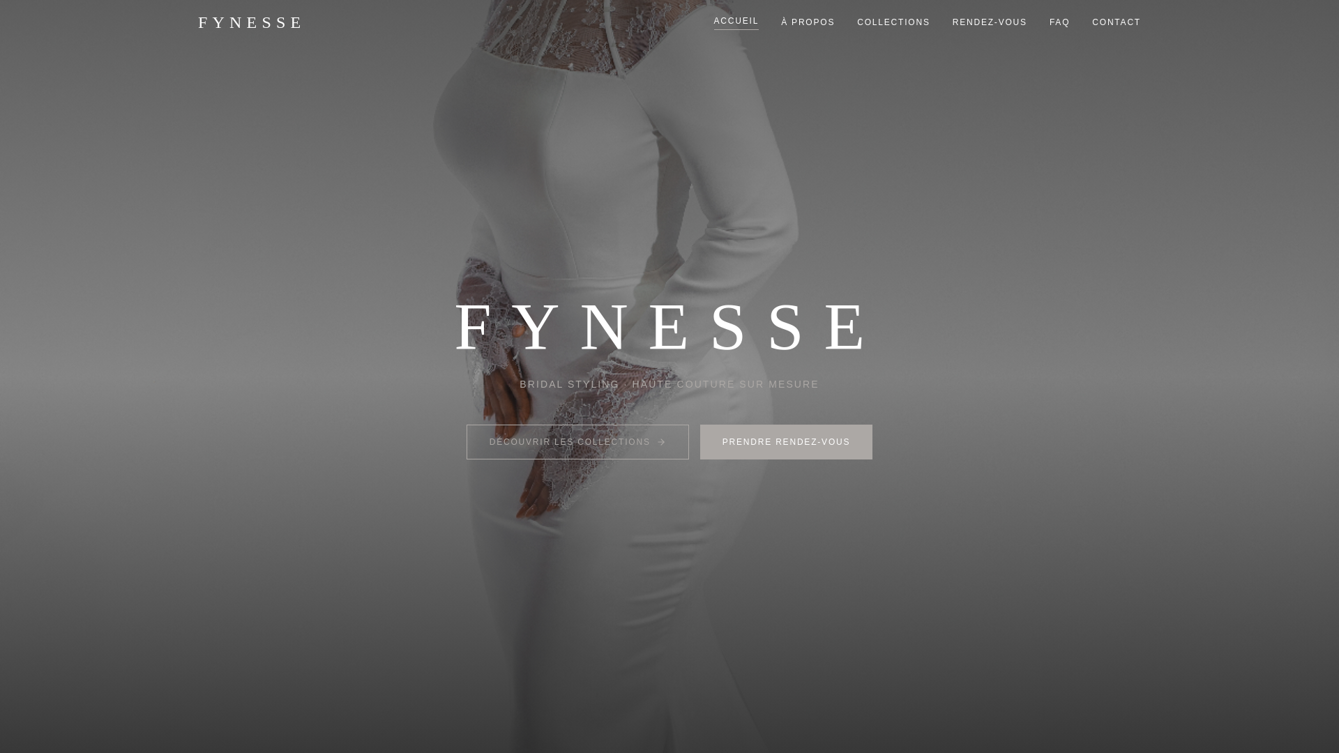 website screenshot of https://fynesseapp.com