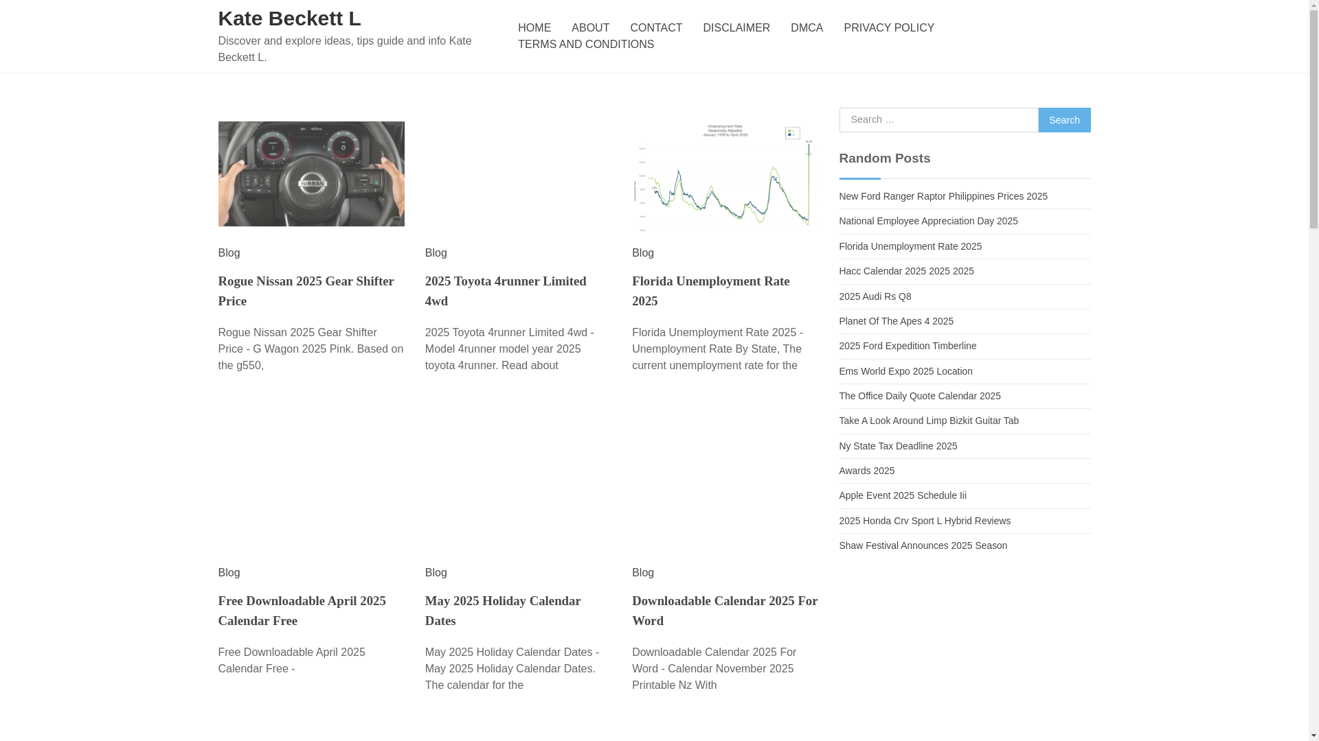 website screenshot of https://katebeckettl.pages.dev/