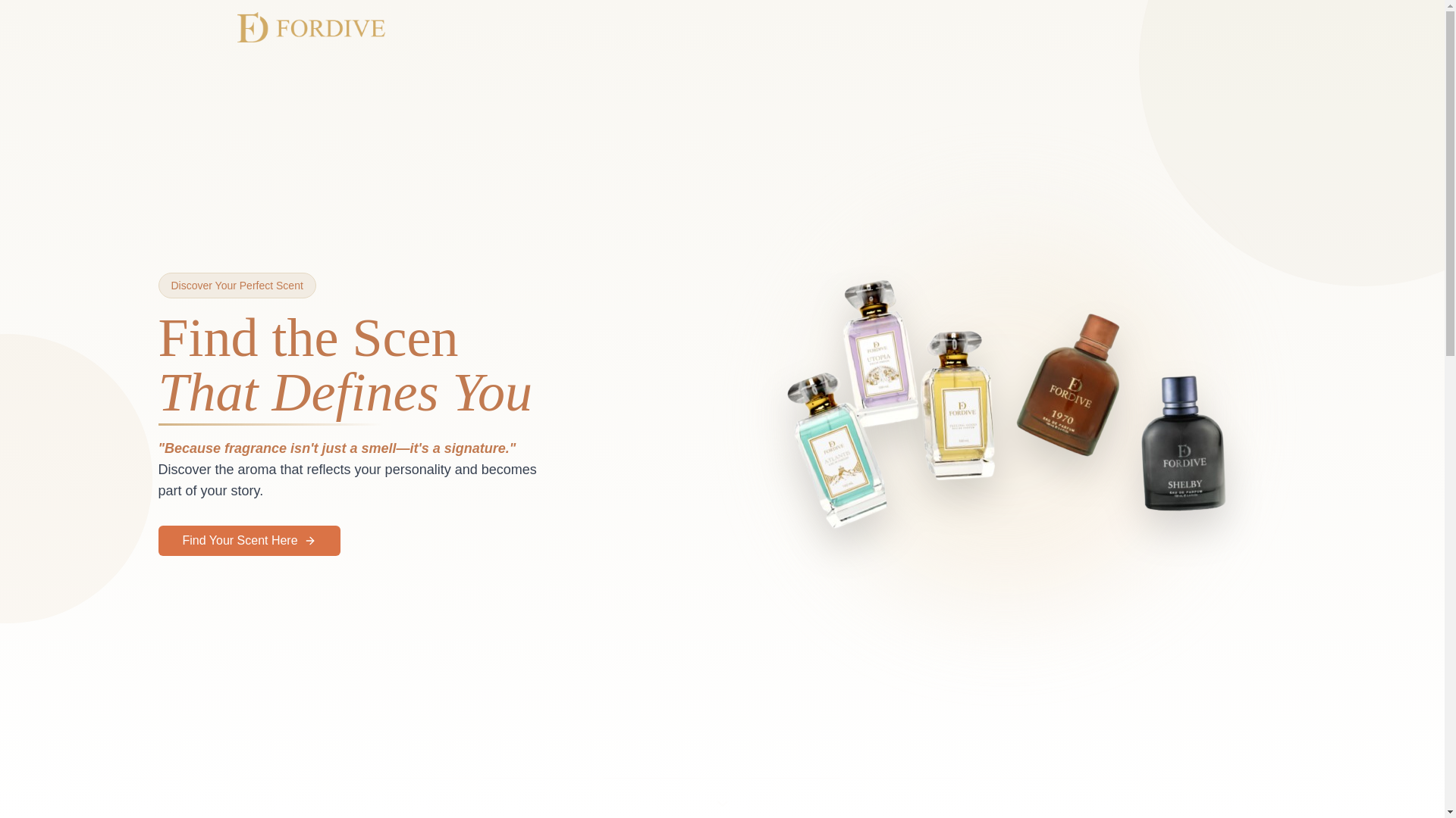 website screenshot of https://fordivescentfinder.id/