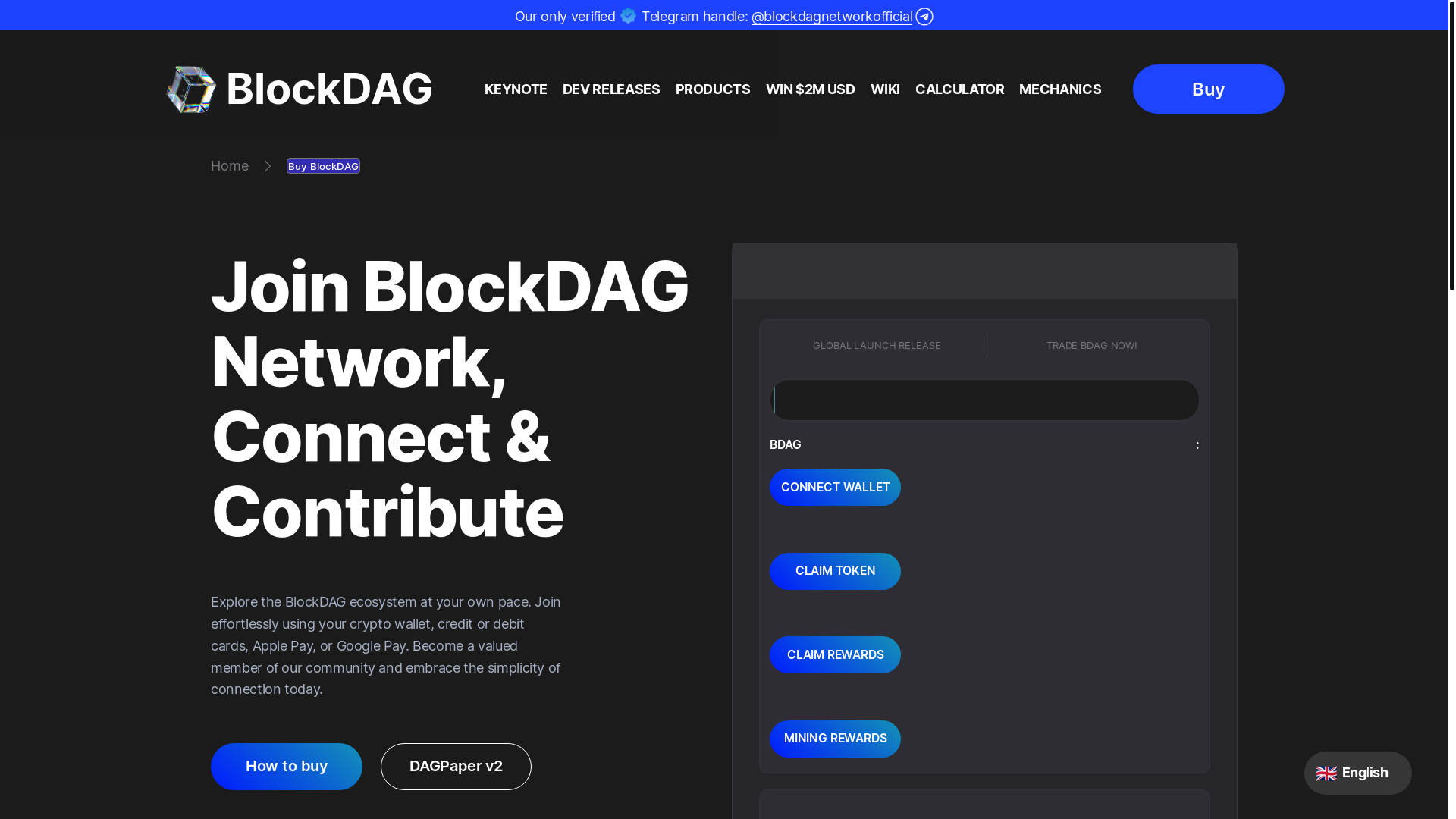 website screenshot of https://network-blockdag.pages.dev/