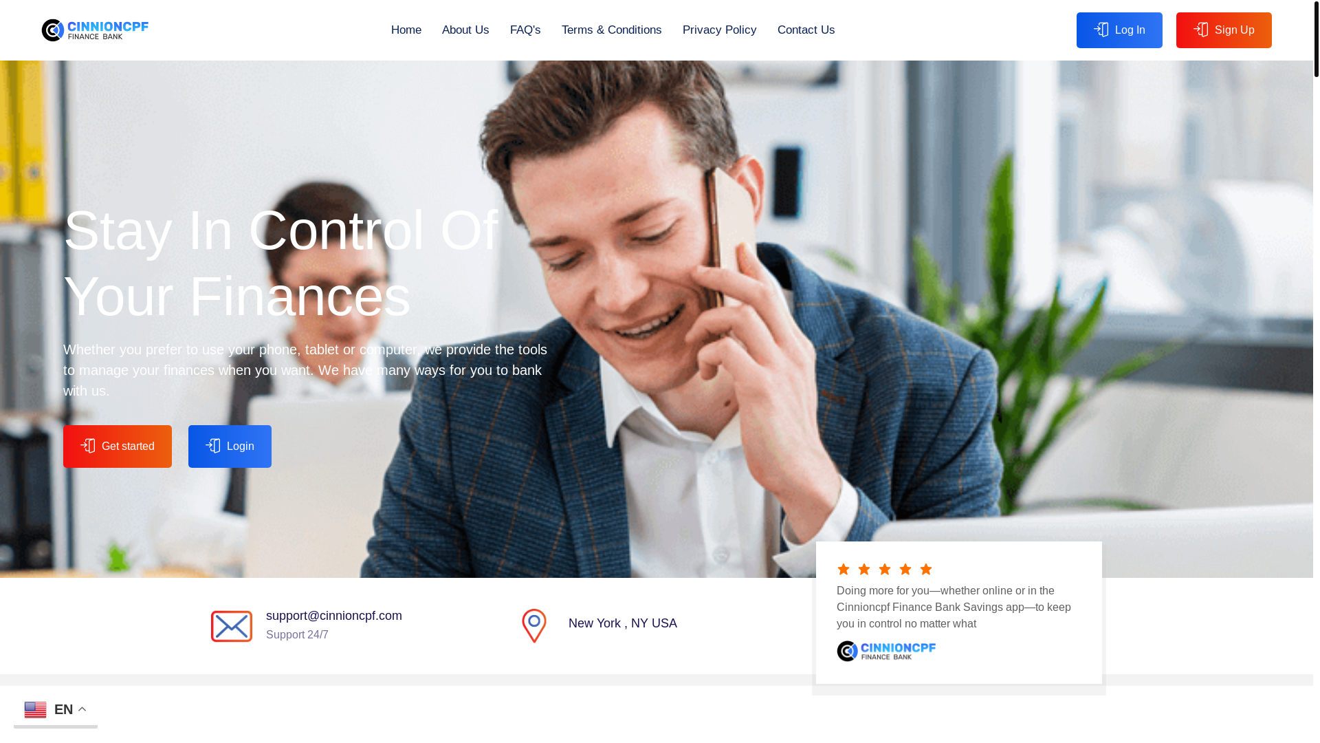 website screenshot of https://cinnioncpf.com/