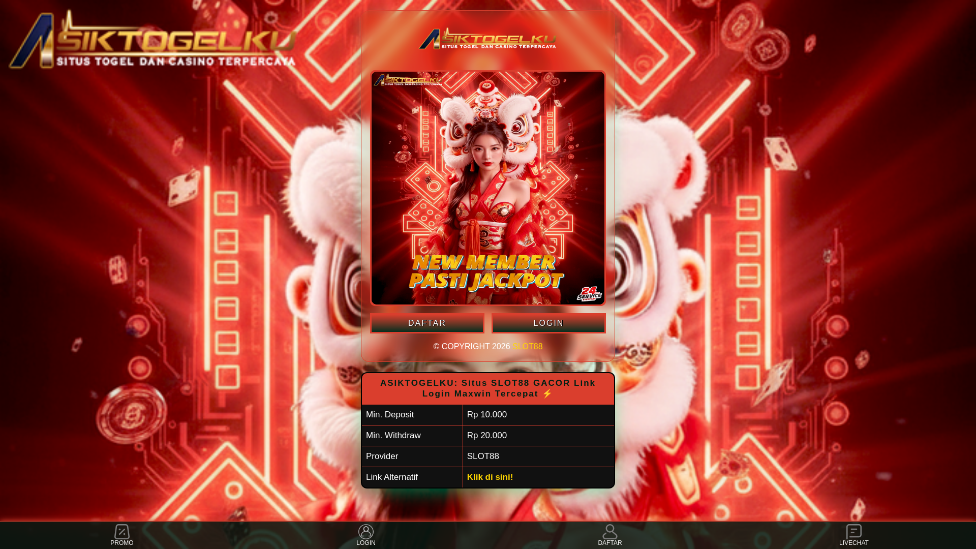 website screenshot of https://pakarslottogel.pages.dev/