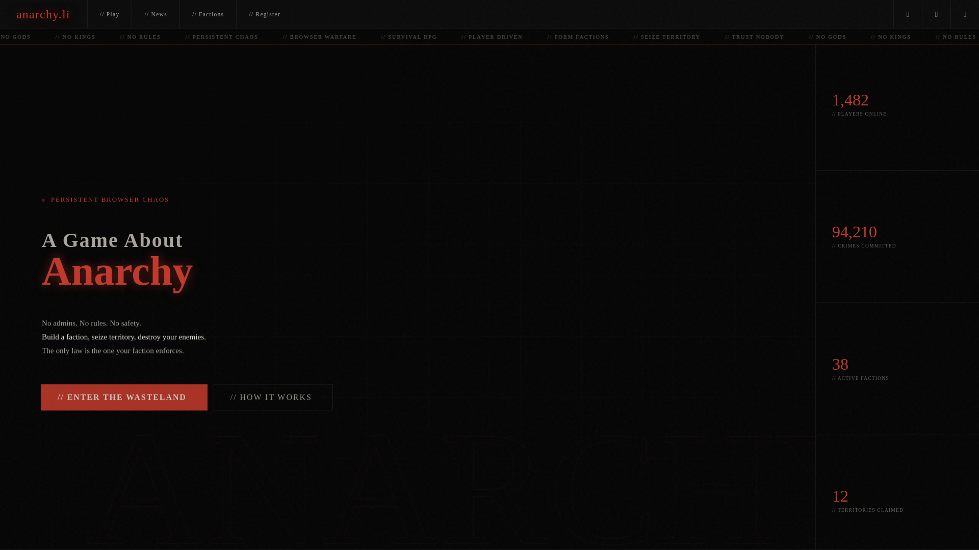 website screenshot of https://anarchy.li/